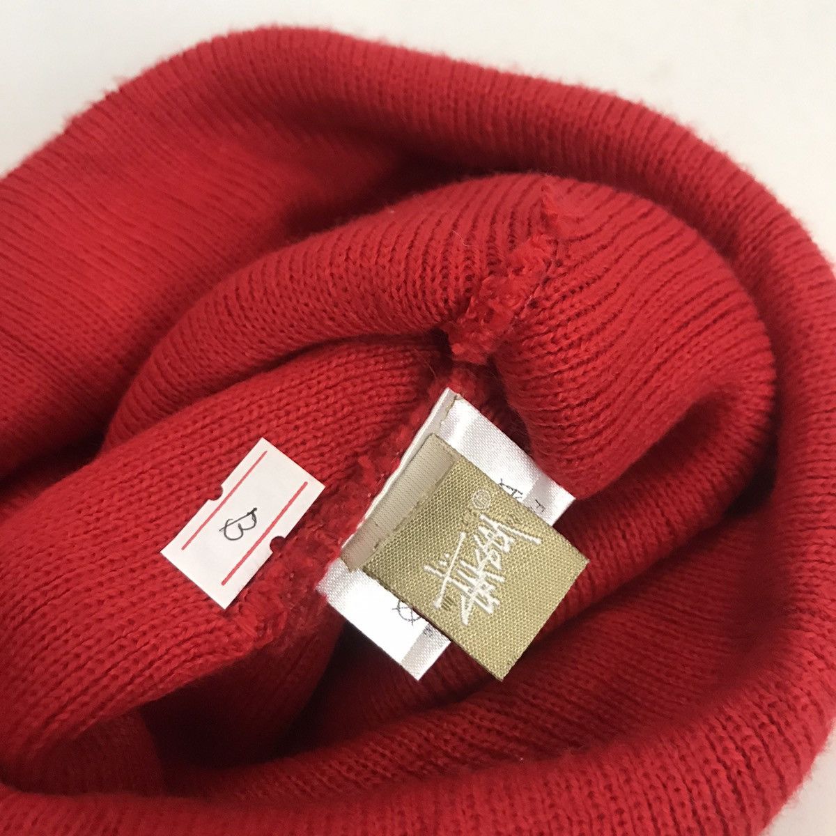 Stussy 🇺🇸Stussy Red beanie streetwear Size ONE SIZE - 4 Thumbnail