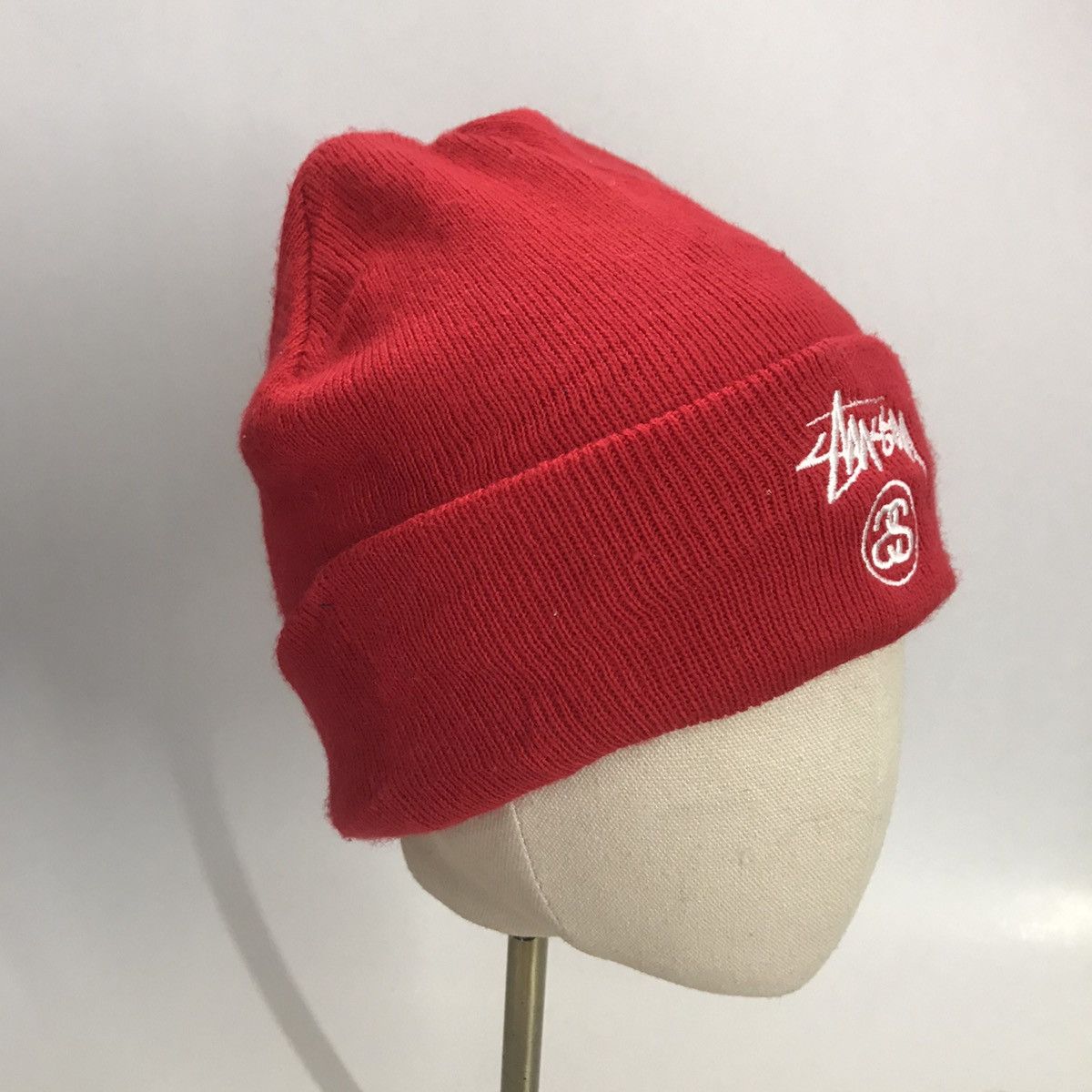 Stussy 🇺🇸Stussy Red beanie streetwear Size ONE SIZE - 2 Thumbnail