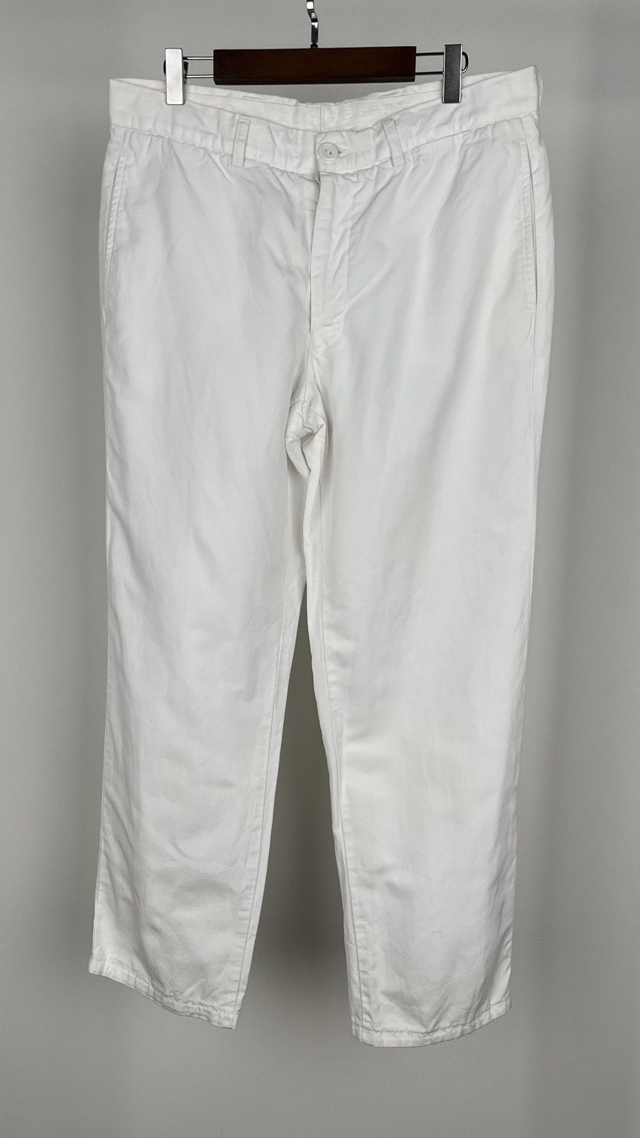 Vintage Burberry White Denim Pants