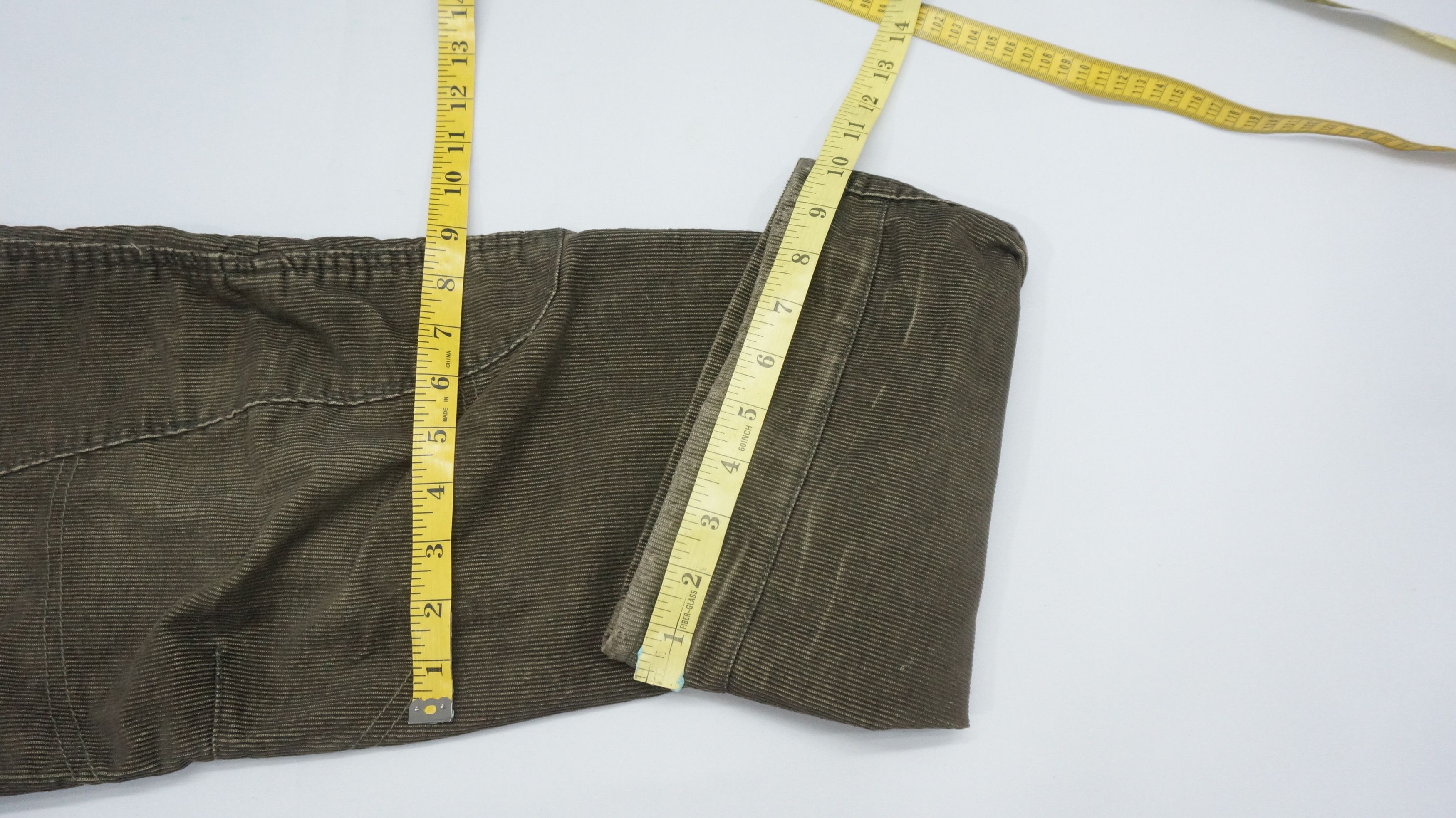 Designer × G-Star 🔥 G STAR RAW Twisted Leg Corduroy Pants Dark Olive Size US 32 / EU 48 - 15 Thumbnail