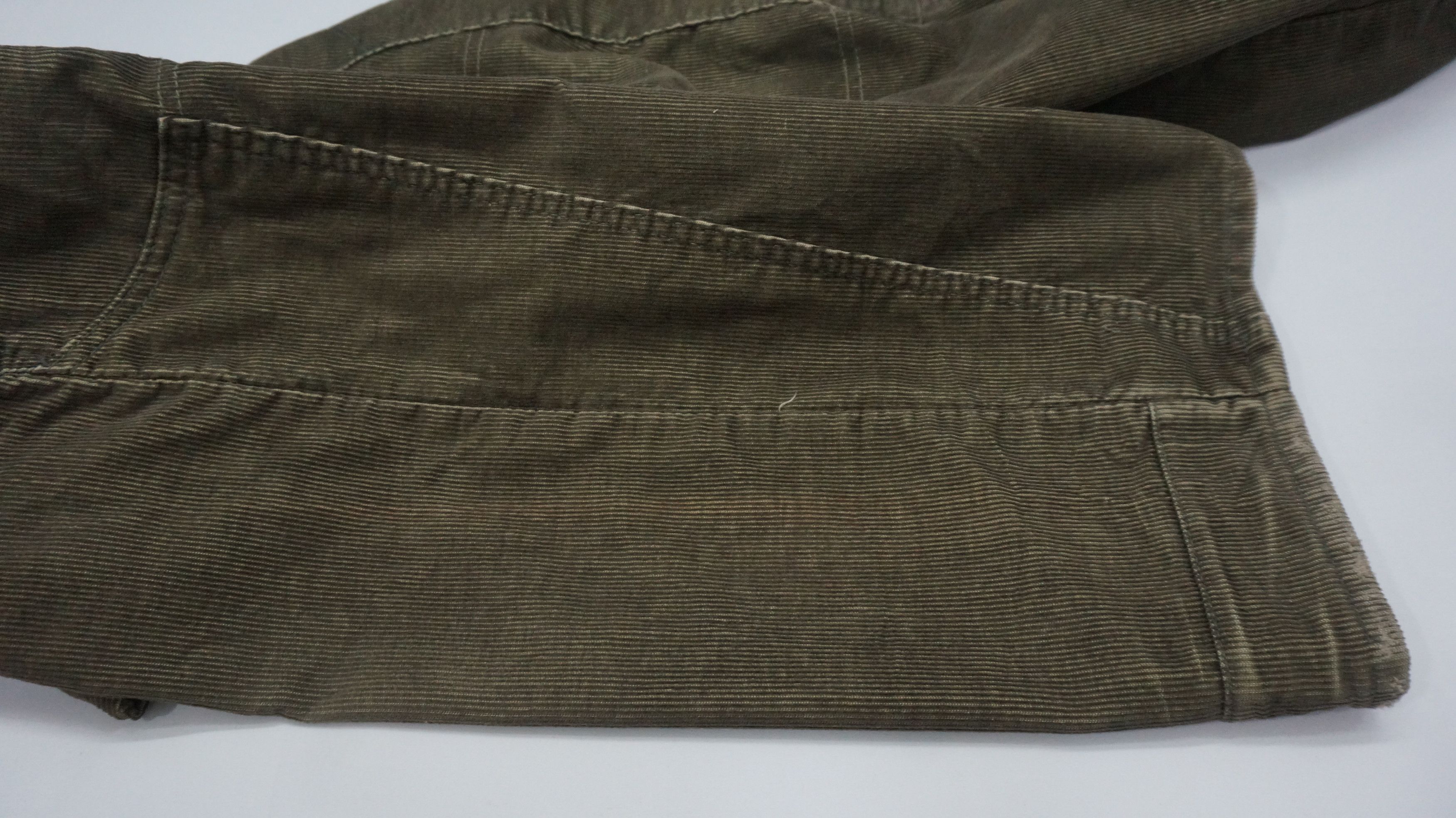 Designer × G-Star 🔥 G STAR RAW Twisted Leg Corduroy Pants Dark Olive Size US 32 / EU 48 - 22 Thumbnail