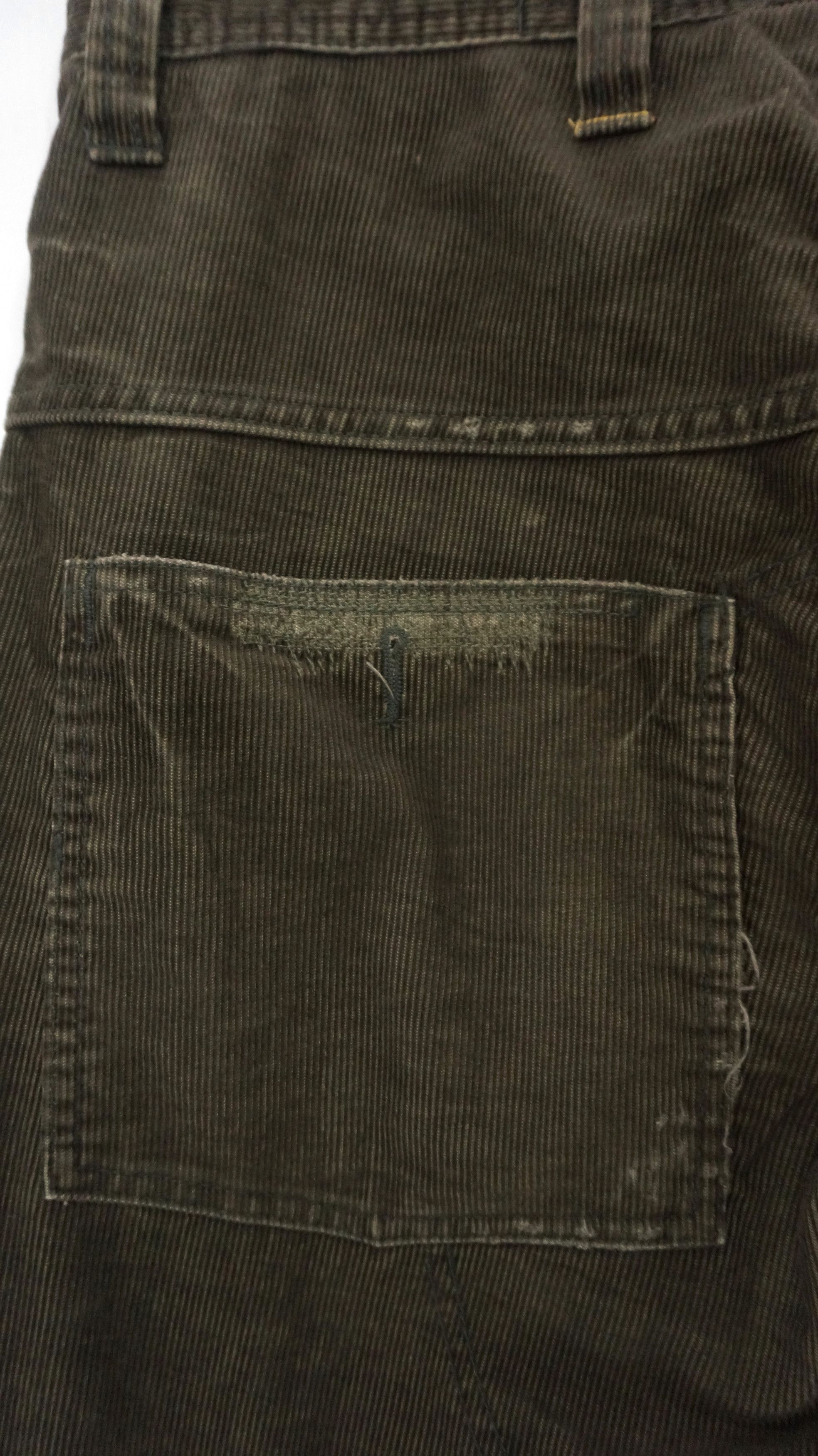 Designer × G-Star 🔥 G STAR RAW Twisted Leg Corduroy Pants Dark Olive Size US 32 / EU 48 - 7 Thumbnail