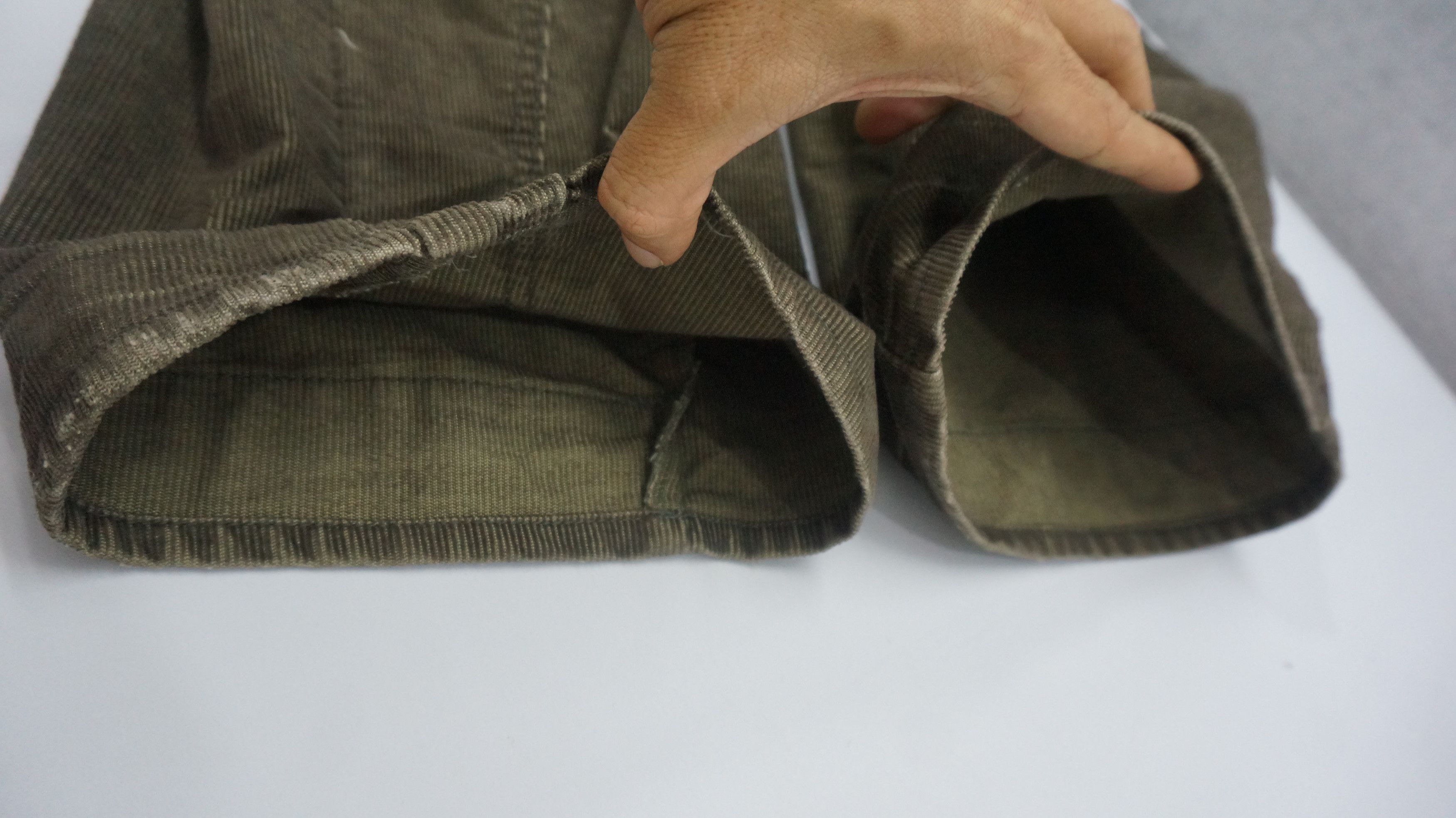 Designer × G-Star 🔥 G STAR RAW Twisted Leg Corduroy Pants Dark Olive Size US 32 / EU 48 - 23 Thumbnail