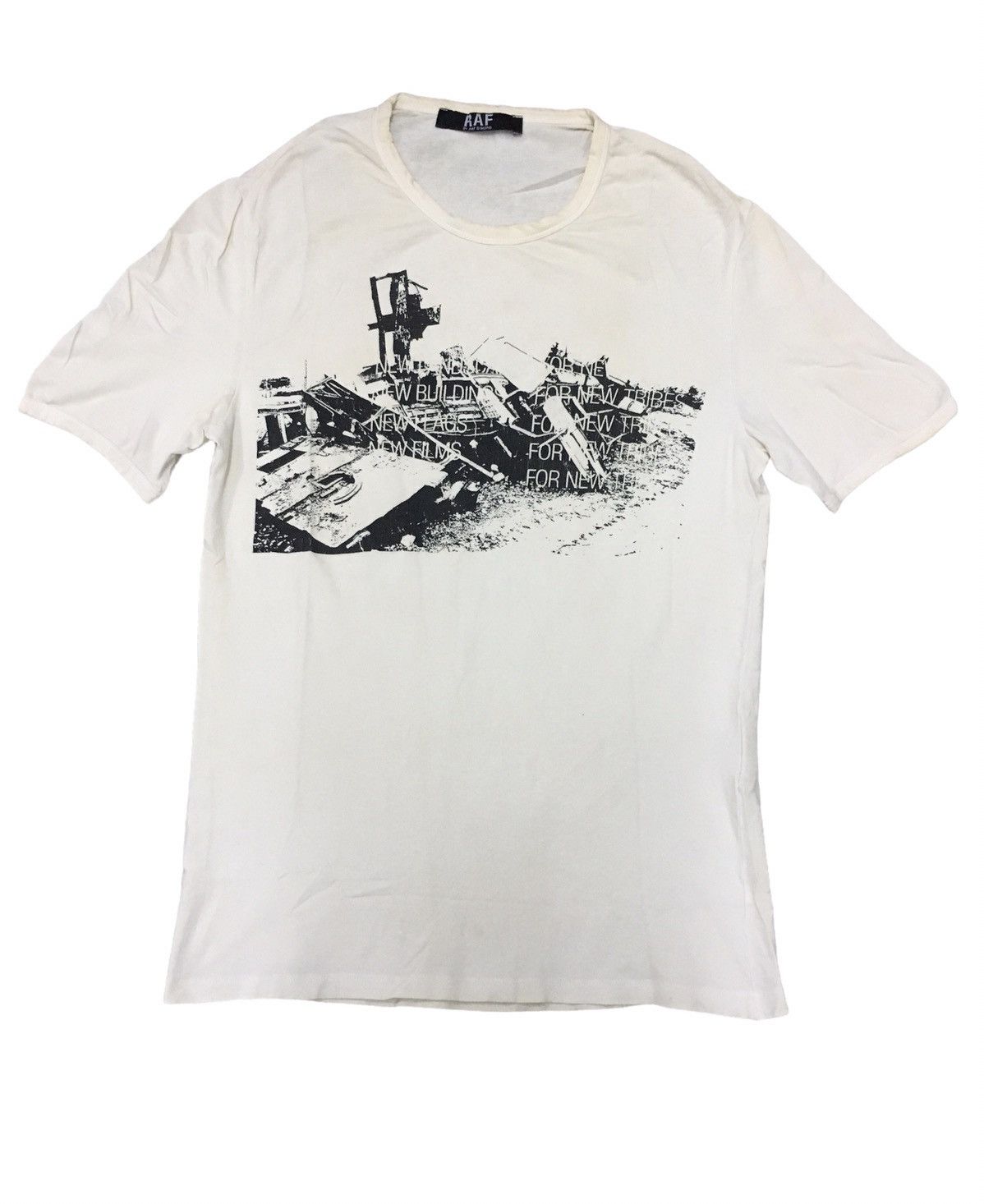 Raf Simons Raf simons building tshirt Size US M / EU 48-50 / 2 - 1 Thumbnail