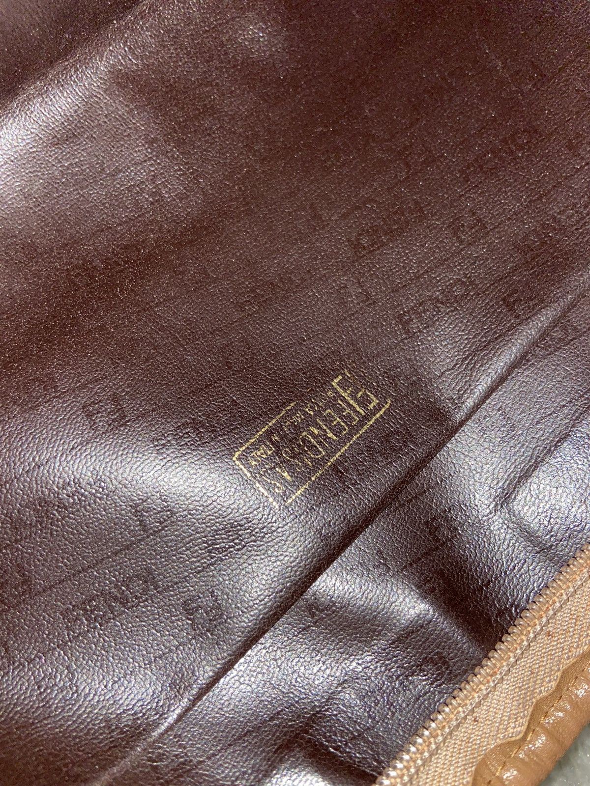 Fendi Fendi Zucca Coated Canvas Toiletry Clutch Bag Size ONE SIZE - 12 Thumbnail