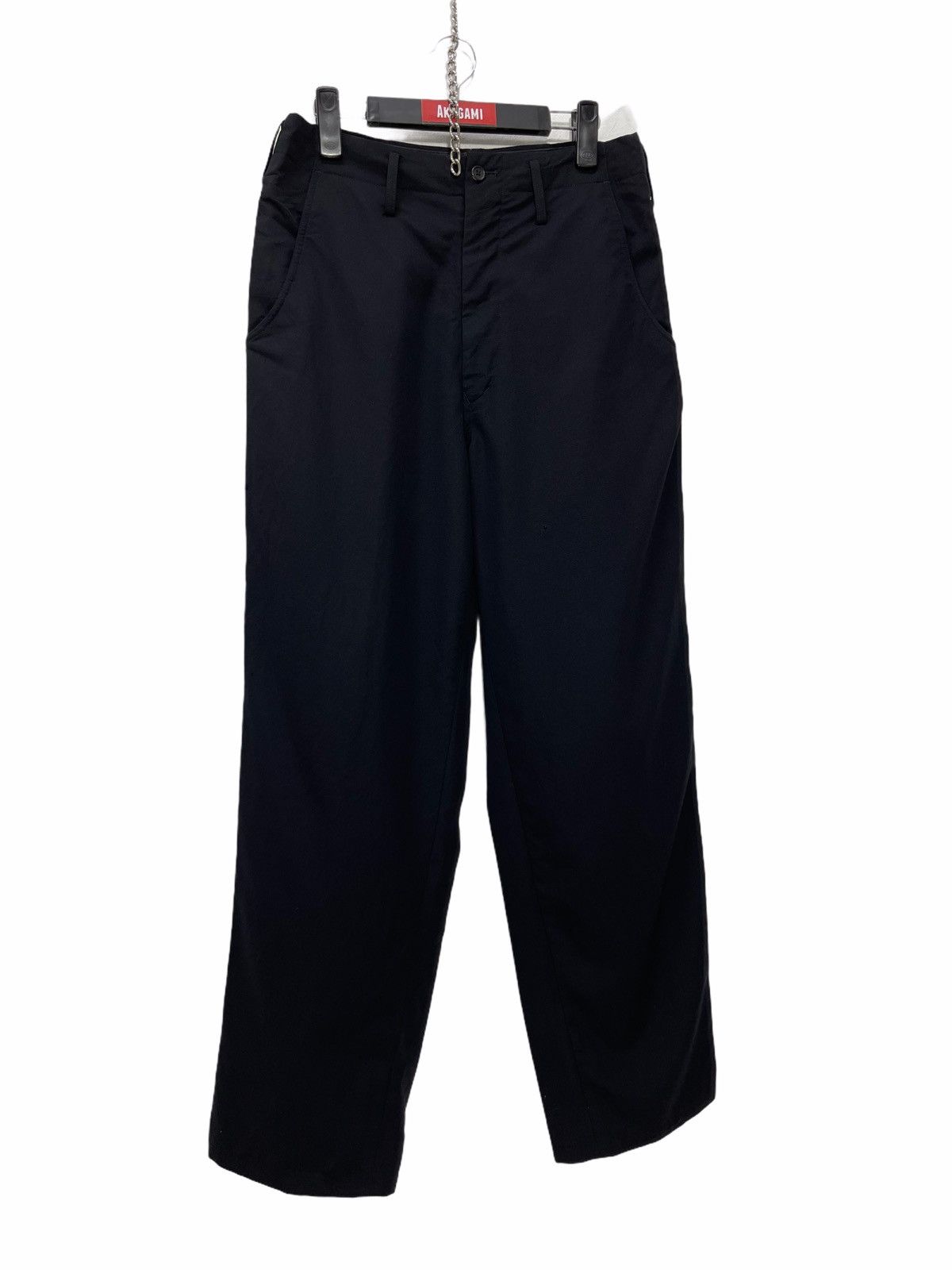 Yohji Yamamoto 🧛‍♀️Y’s for Men Wool Trouser Rayon Lining Loose 15🟦 Size US 30 / EU 46 - 6 Thumbnail