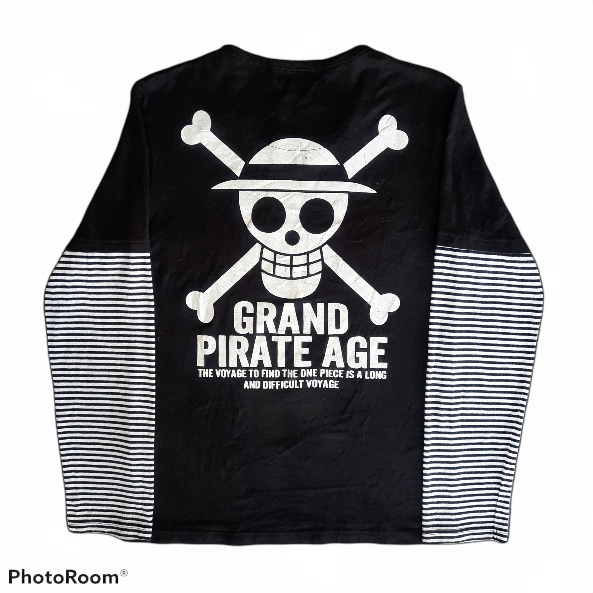 One Piece 🔥One piece 'difficult voyage' anime long sleeve tshirt Size US S / EU 44-46 / 1 - 2 Thumbnail