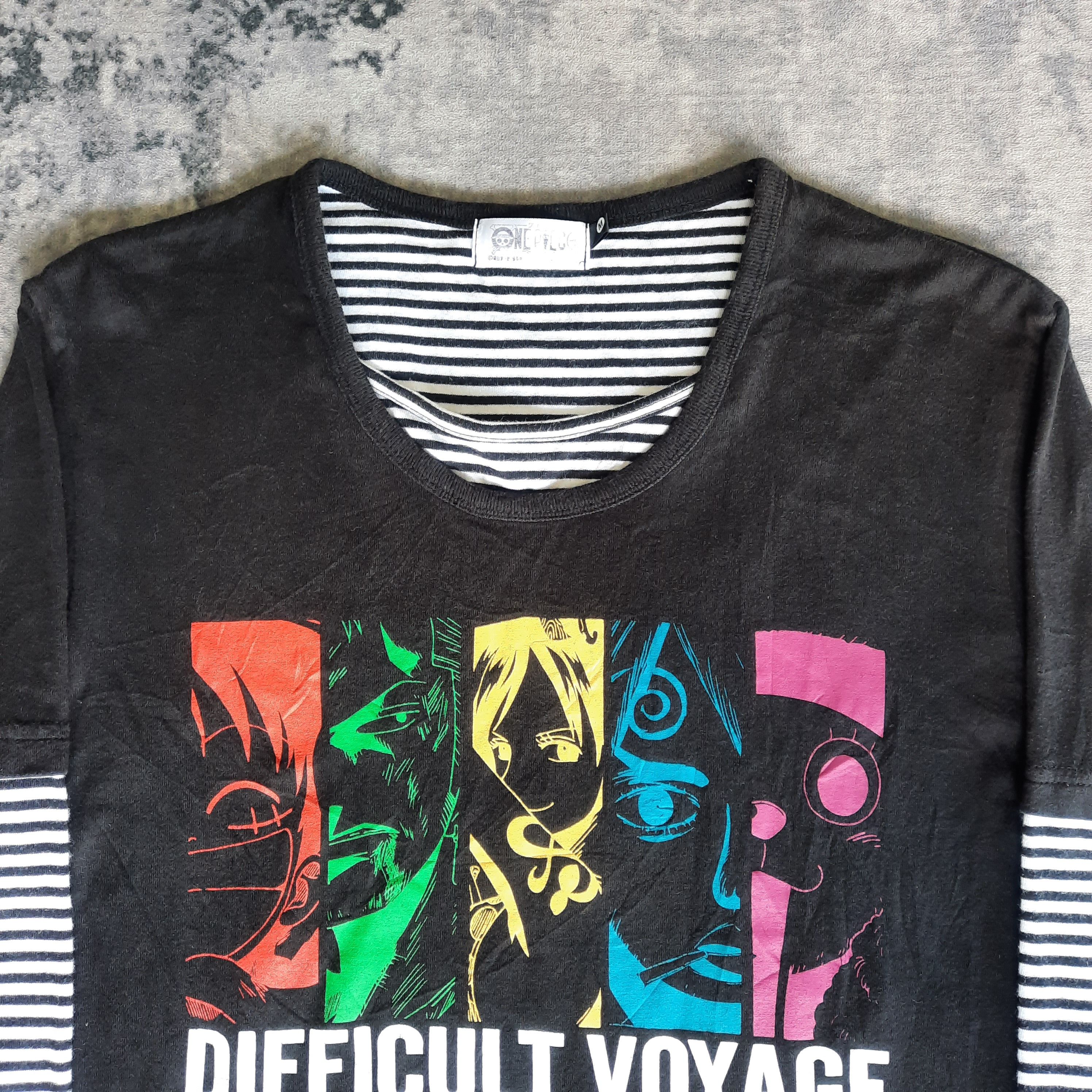 One Piece 🔥One piece 'difficult voyage' anime long sleeve tshirt Size US S / EU 44-46 / 1 - 3 Thumbnail
