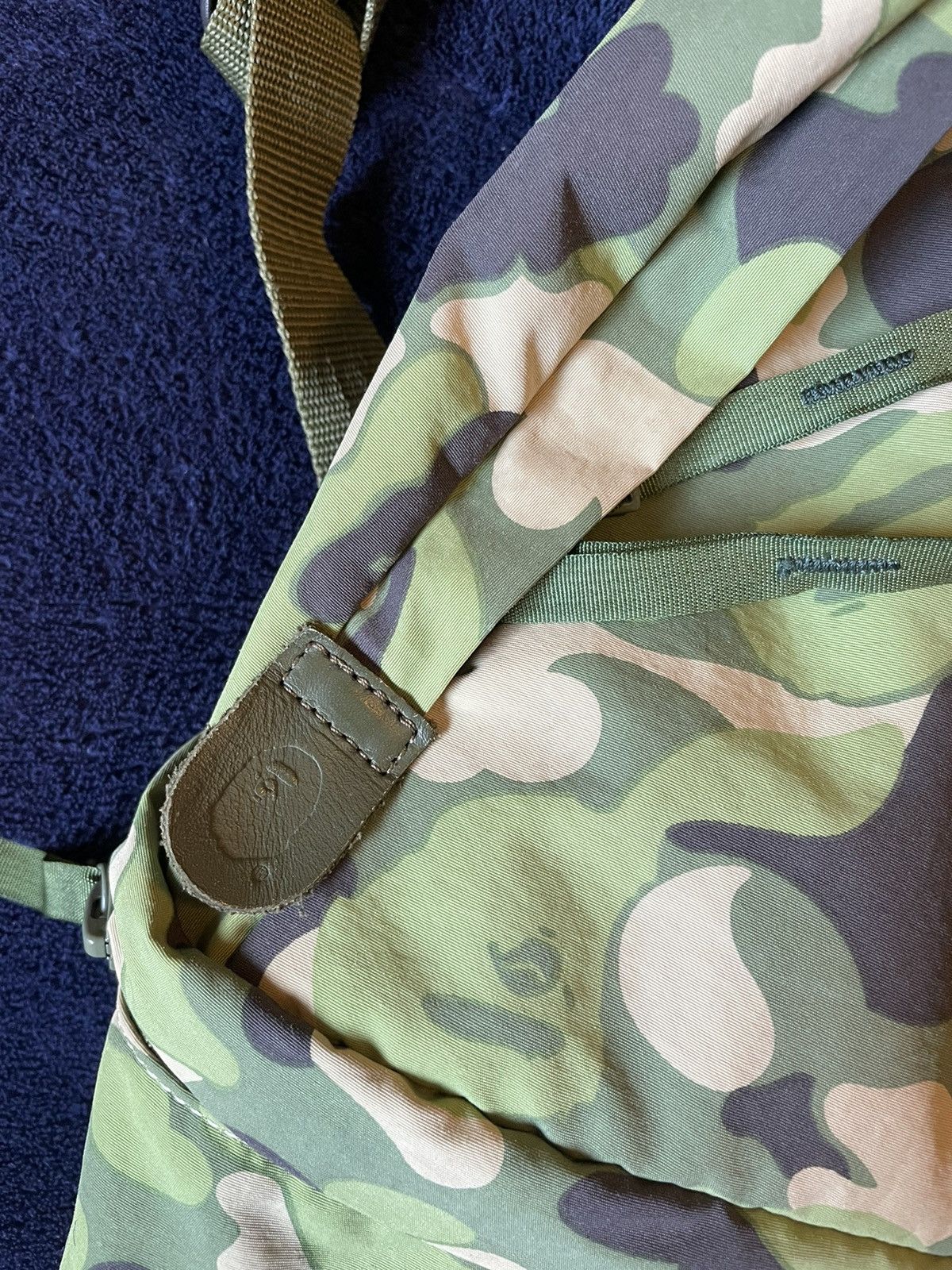 Bape Bape ABC Green Camo Backpack Size ONE SIZE - 7 Thumbnail