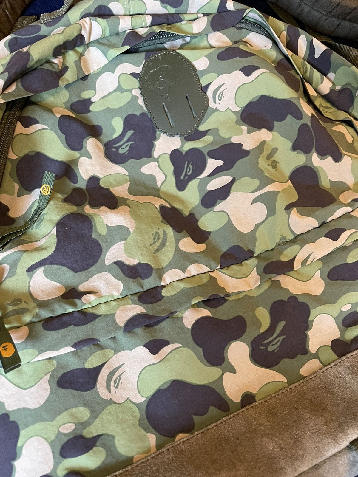 Bape Bape ABC Green Camo Backpack Size ONE SIZE - 4 Thumbnail