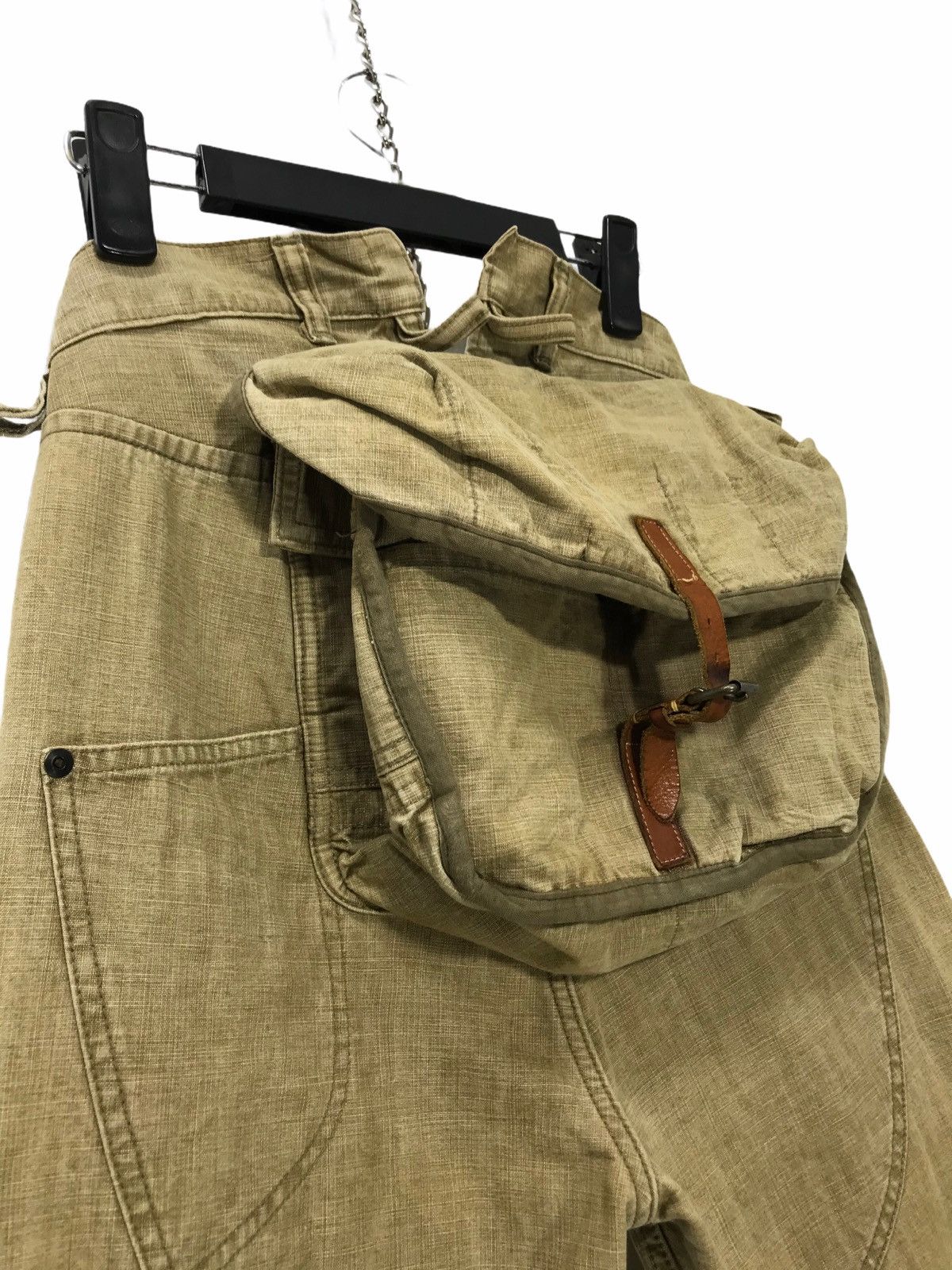 Japanese Brand ⚓️Rare Kapital Bulky Hunting Back Bag Pant Straight 3🟦5 Size US 30 / EU 46 - 4 Thumbnail