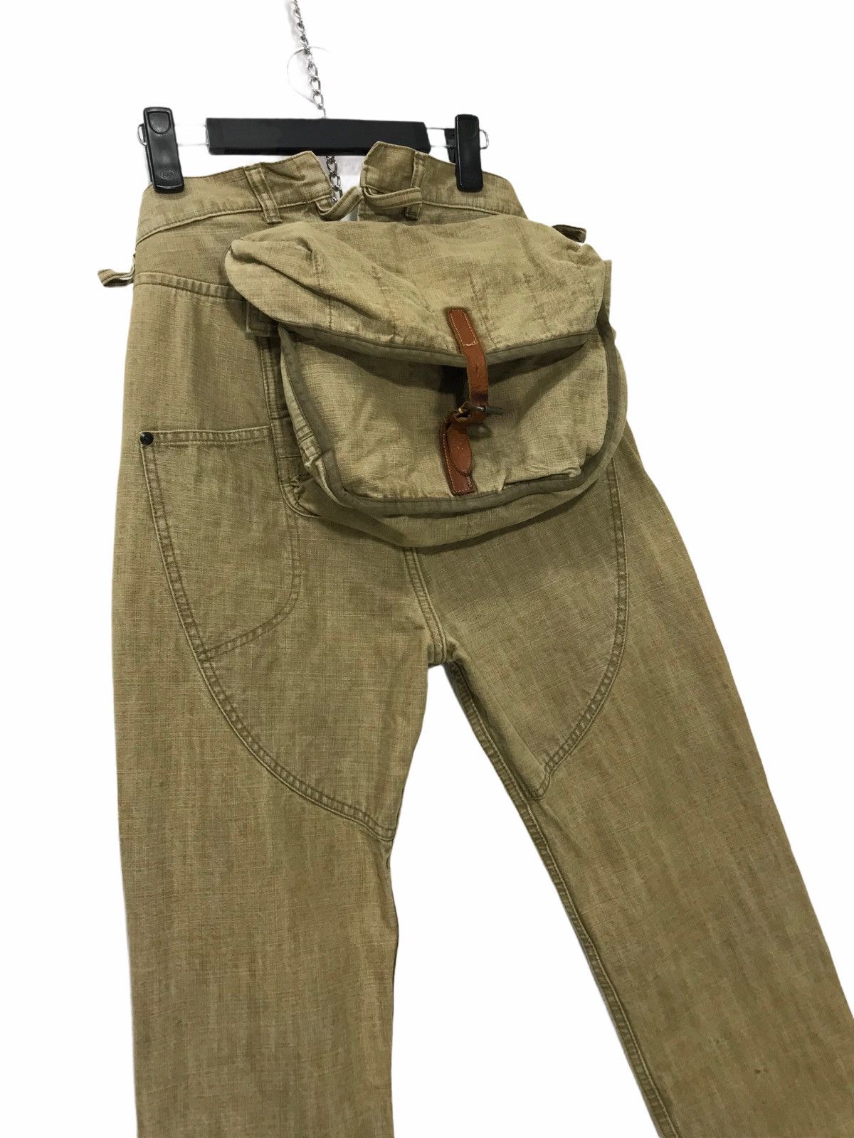 Japanese Brand ⚓️Rare Kapital Bulky Hunting Back Bag Pant Straight 3🟦5 Size US 30 / EU 46 - 1 Thumbnail