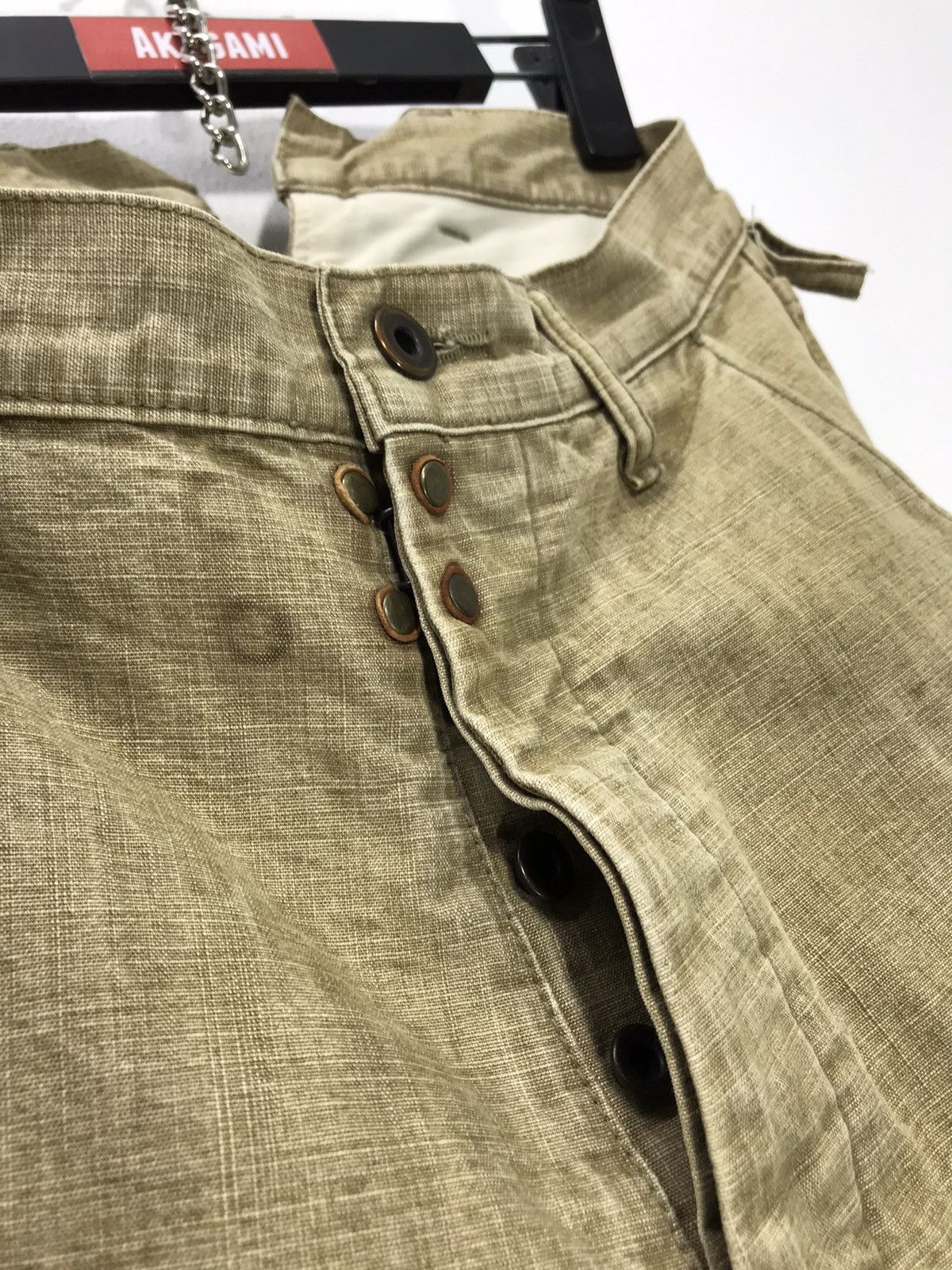 Japanese Brand ⚓️Rare Kapital Bulky Hunting Back Bag Pant Straight 3🟦5 Size US 30 / EU 46 - 9 Thumbnail
