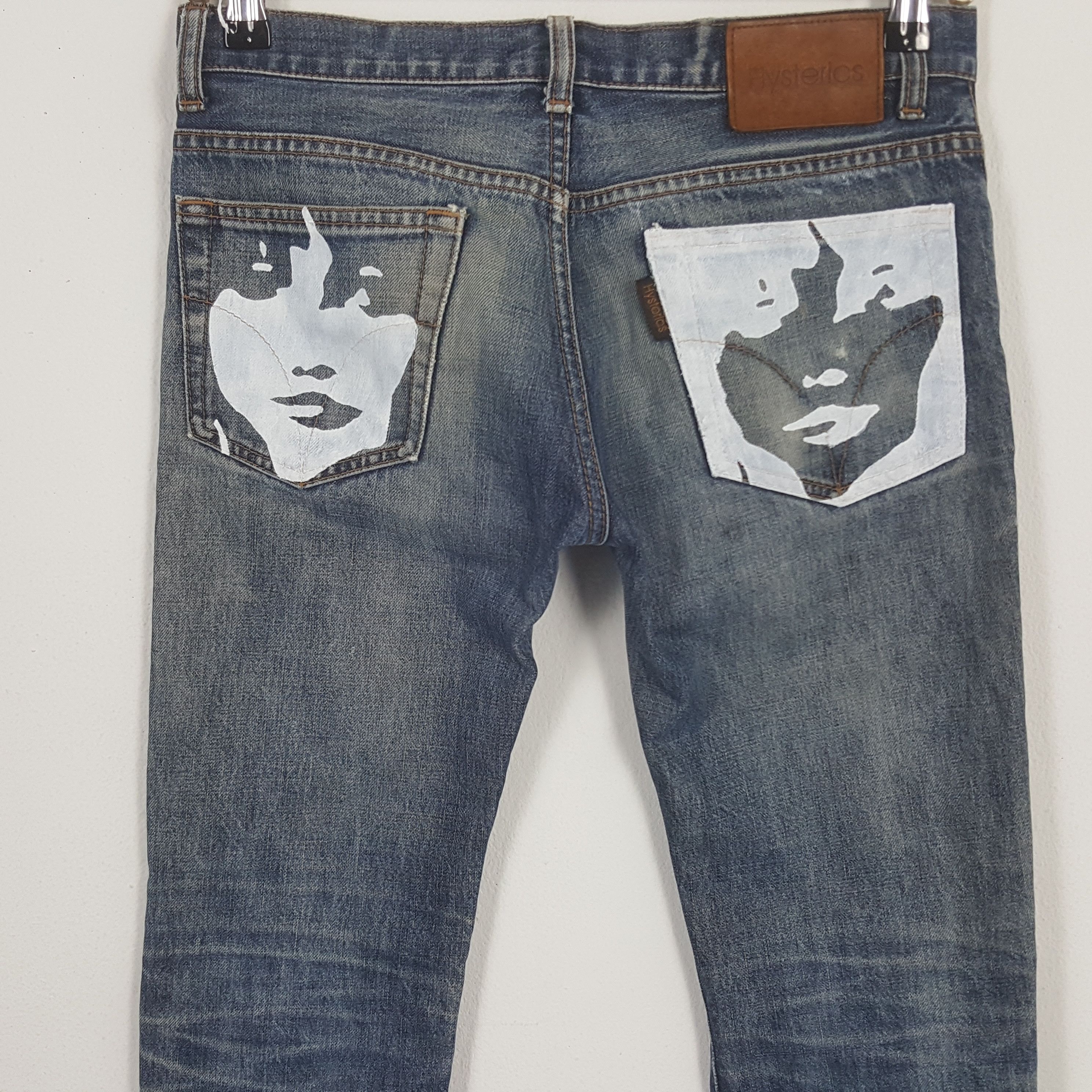 Hysteric Glamour × Vintage Vintage Hysteric Glamour Custom Nice Design Denim Size US 29 - 2 Thumbnail