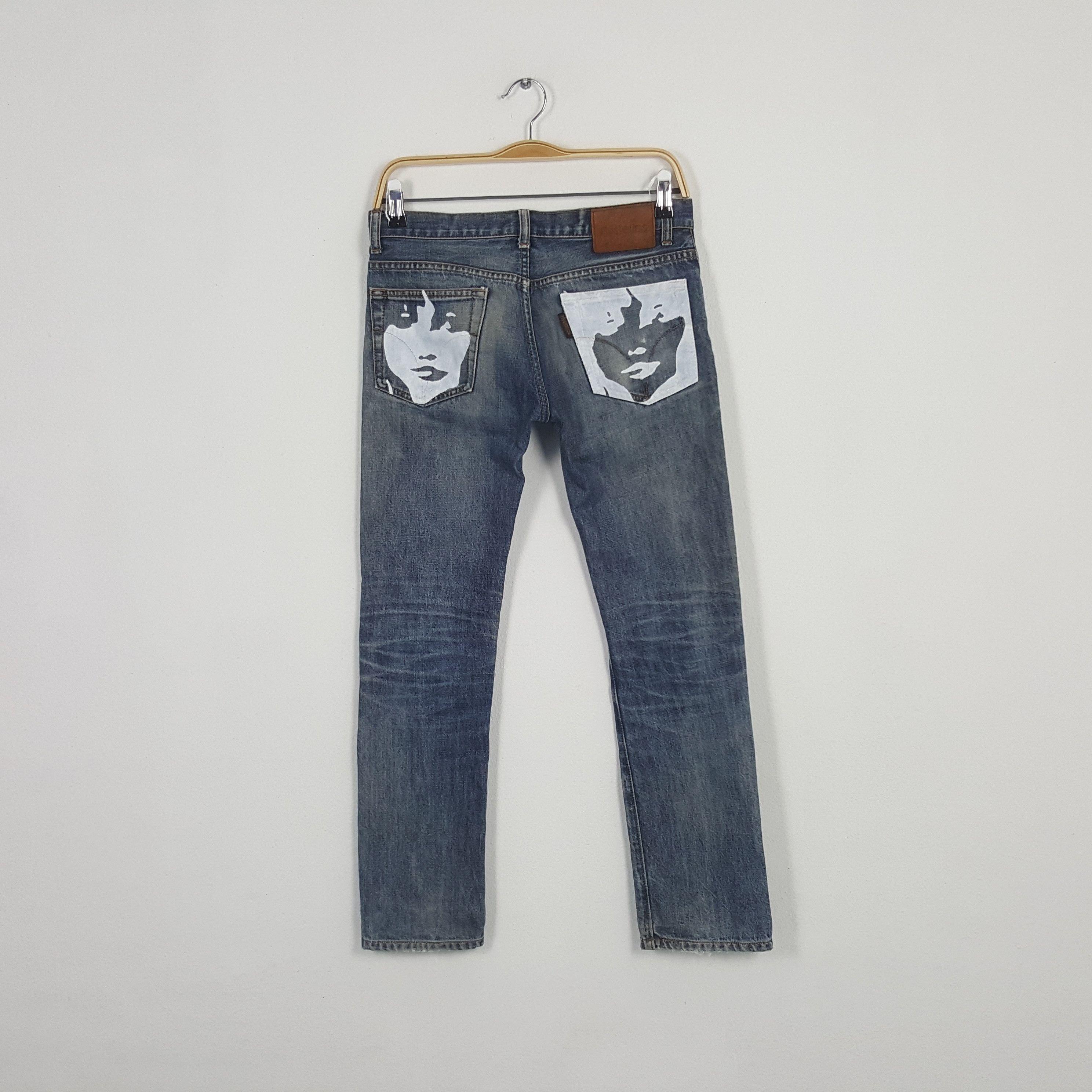 Hysteric Glamour × Vintage Vintage Hysteric Glamour Custom Nice Design Denim Size US 29 - 1 Thumbnail