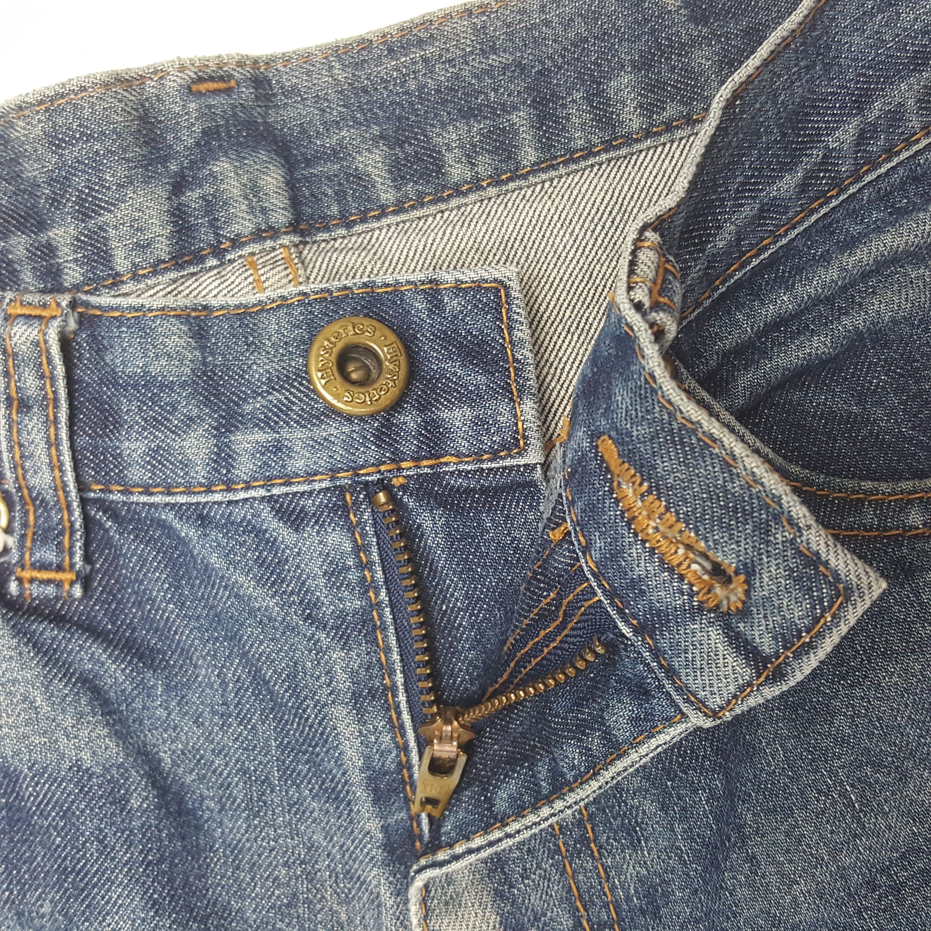 Hysteric Glamour × Vintage Vintage Hysteric Glamour Custom Nice Design Denim Size US 29 - 12 Thumbnail