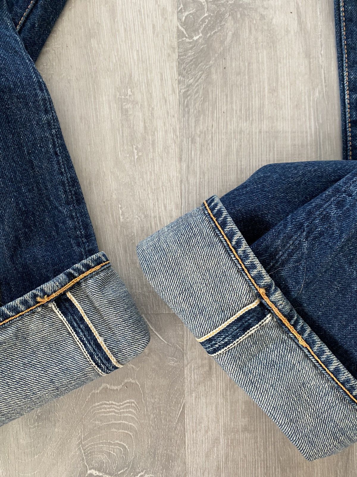 Evisu Evisu vintage daicock jeans black big logo selvedge custom Size US 31 - 10 Thumbnail