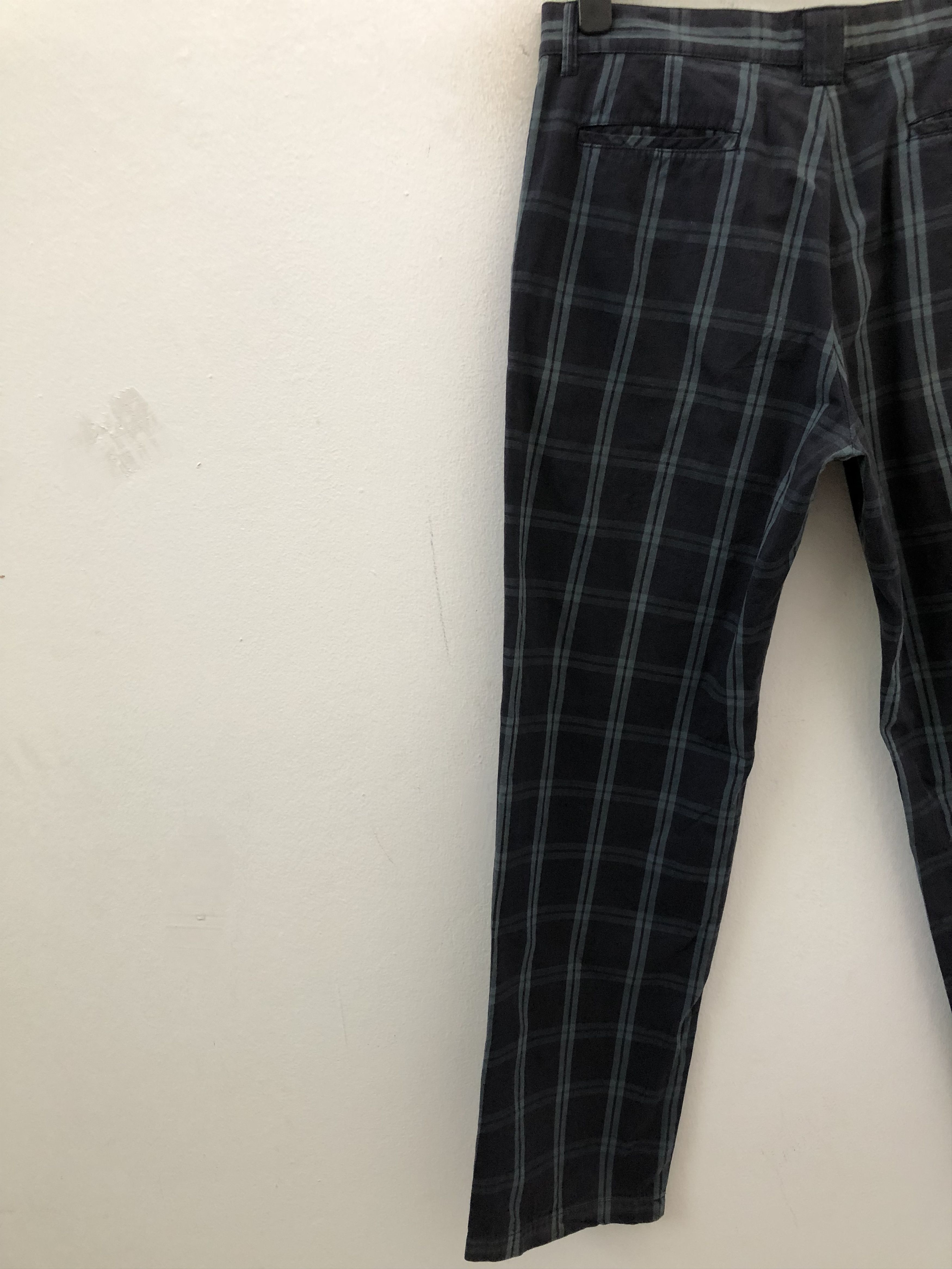 Vintage DEPT Japan Tartan Check Plaid Baggy Wide Trouser Pant Size US 34 / EU 50 - 8 Thumbnail