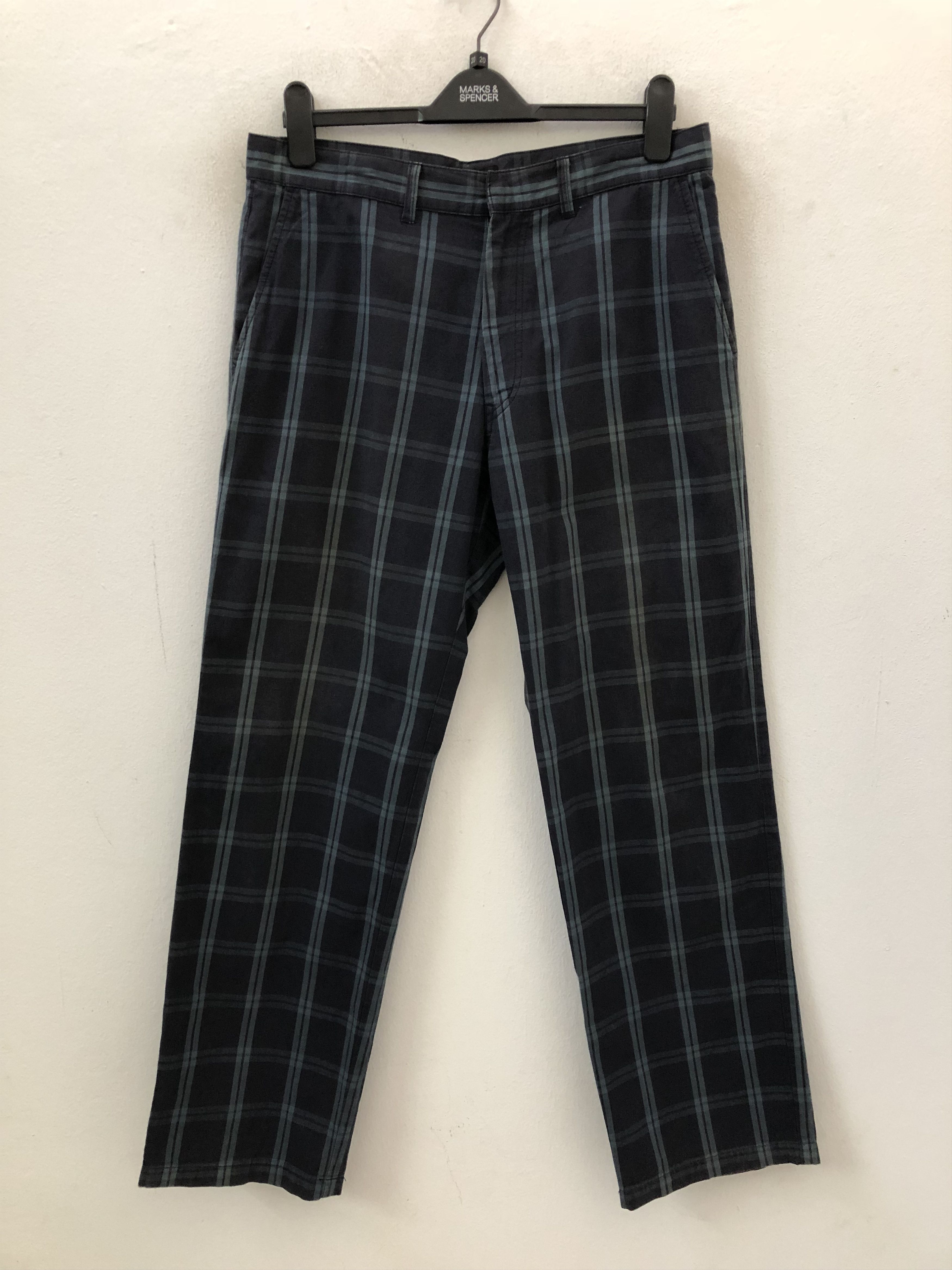 Balenciaga × Vintage Vintage 90s Balenciaga Paris Plaid Check Wool