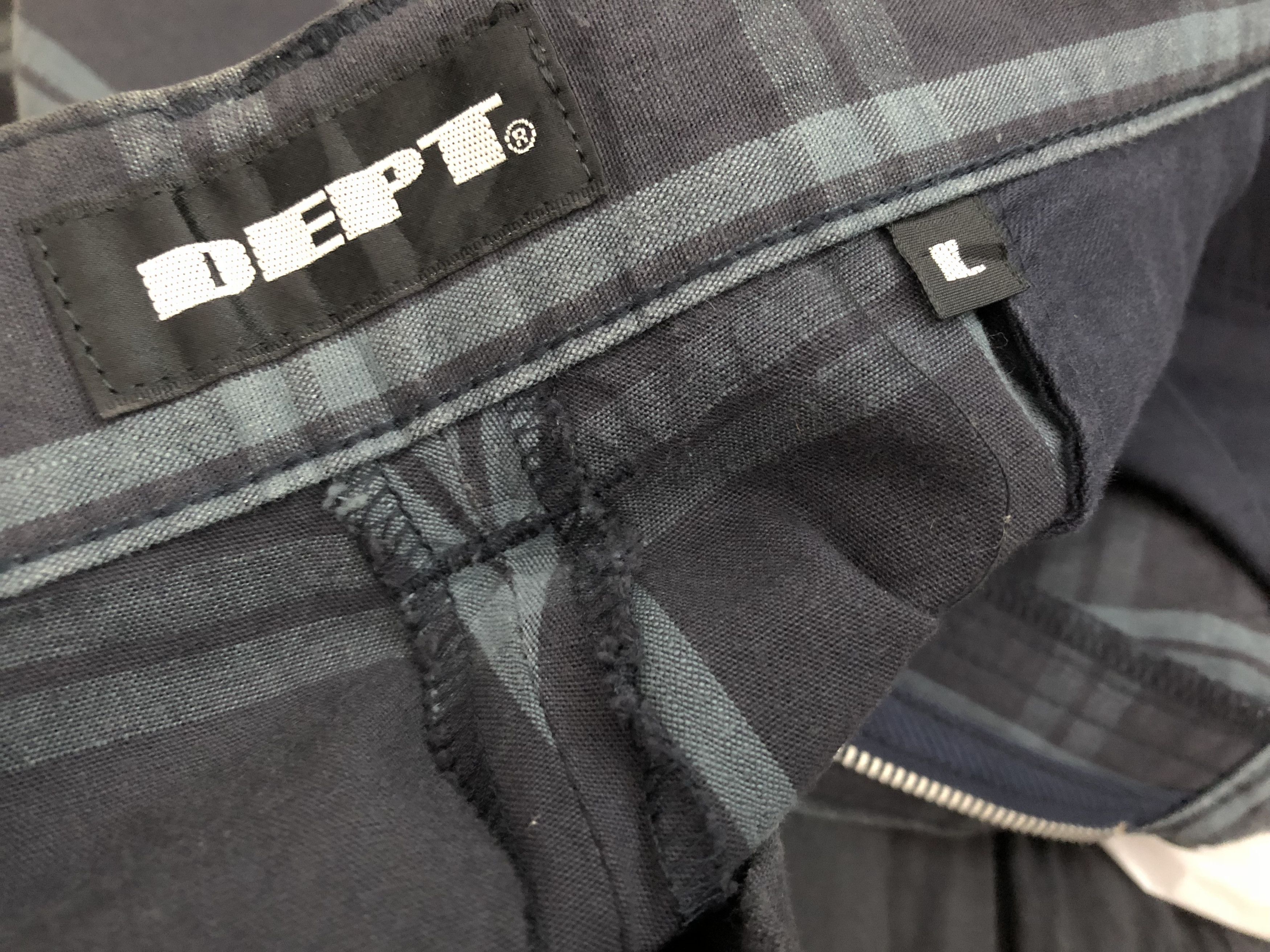 Vintage DEPT Japan Tartan Check Plaid Baggy Wide Trouser Pant Size US 34 / EU 50 - 9 Thumbnail