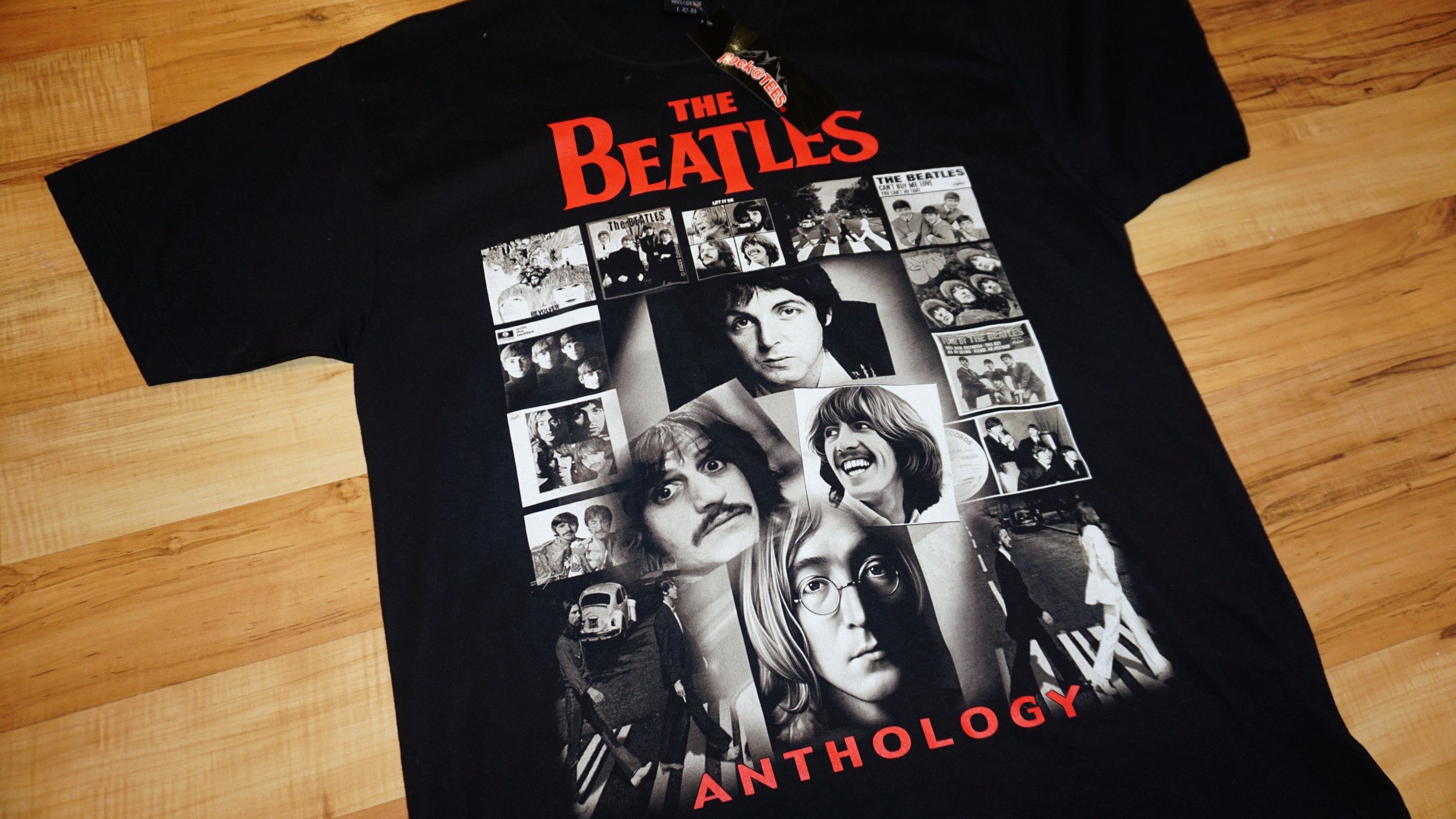 Band Tees × Vintage The Beatles Anthology Vintage Tshirt Size US L / EU 52-54 / 3 - 3 Thumbnail