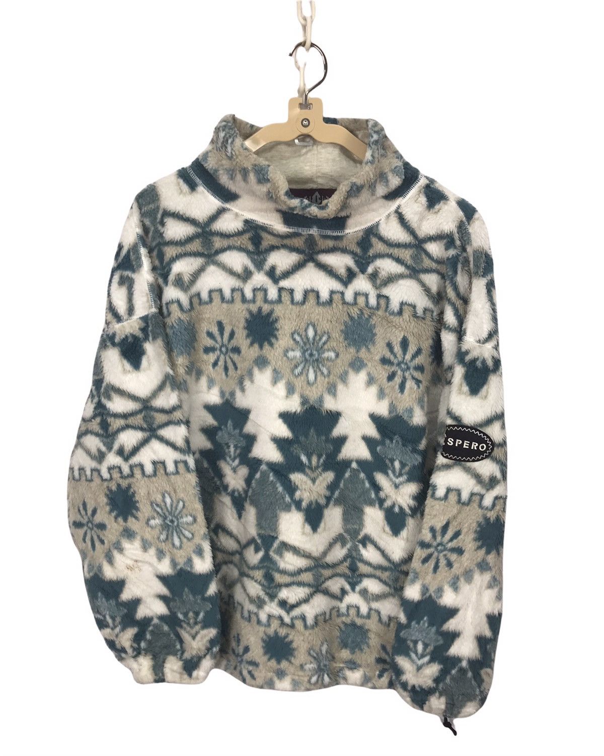 Japanese Brand Japanese brand Fleece sweatshirt turtleneck by espero Size US M / EU 48-50 / 2 - 1 Thumbnail