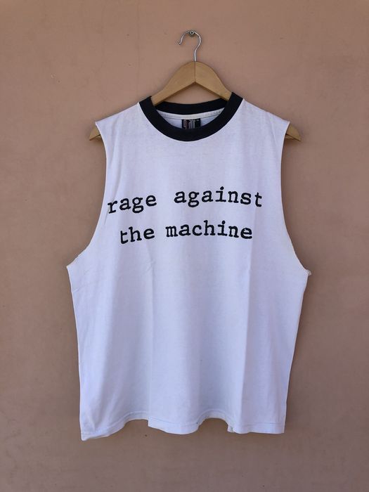 Vintage Vintage 90s Rage Against the Machine Earth Tank Top Tee Size US XL / EU 56 / 4 - 1 Preview