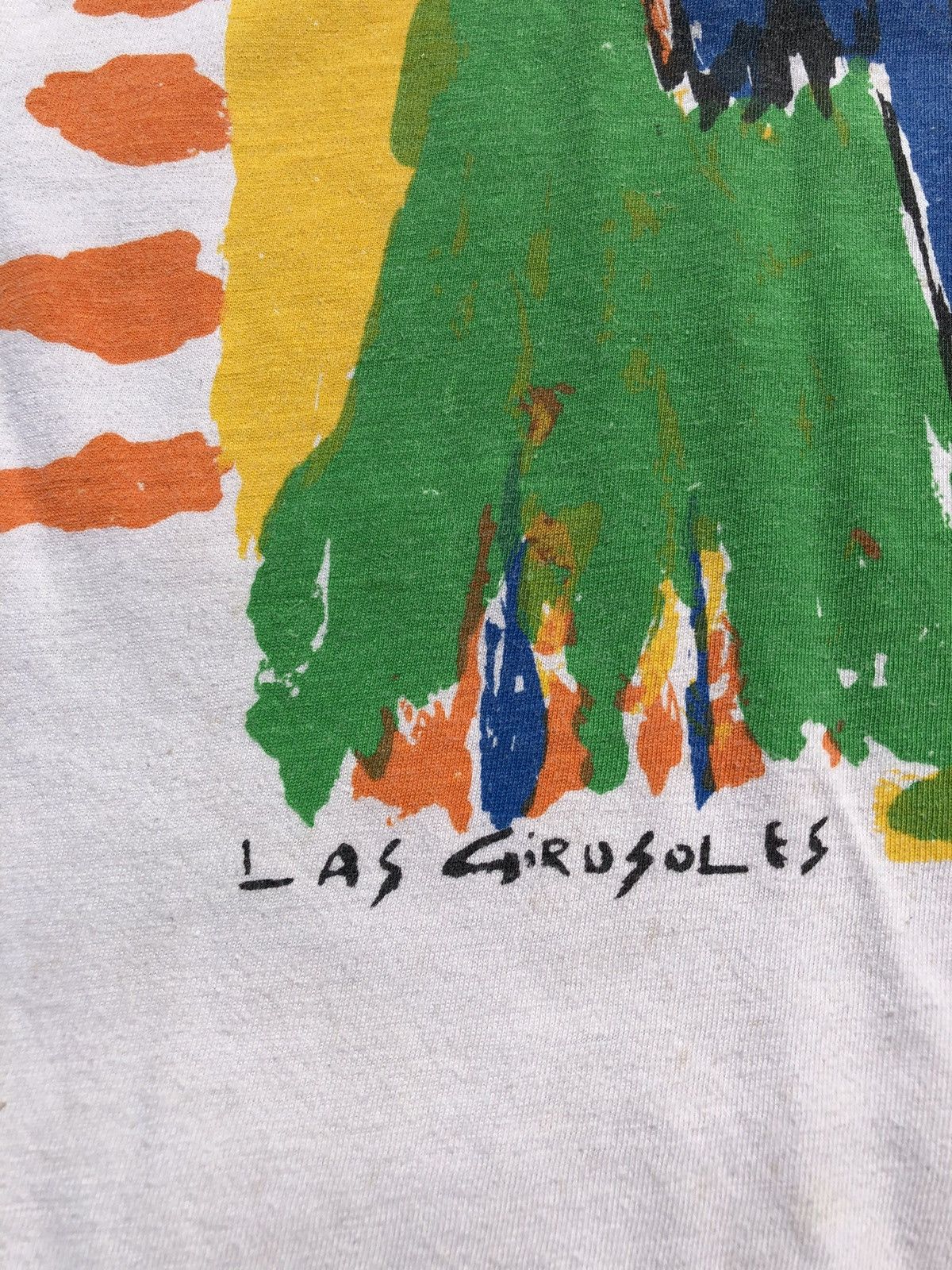 Fuck Art, Make Tees Vintage 90s Cream Tea London Parrots Arias Art White Tee Size US XL / EU 56 / 4 - 7 Thumbnail