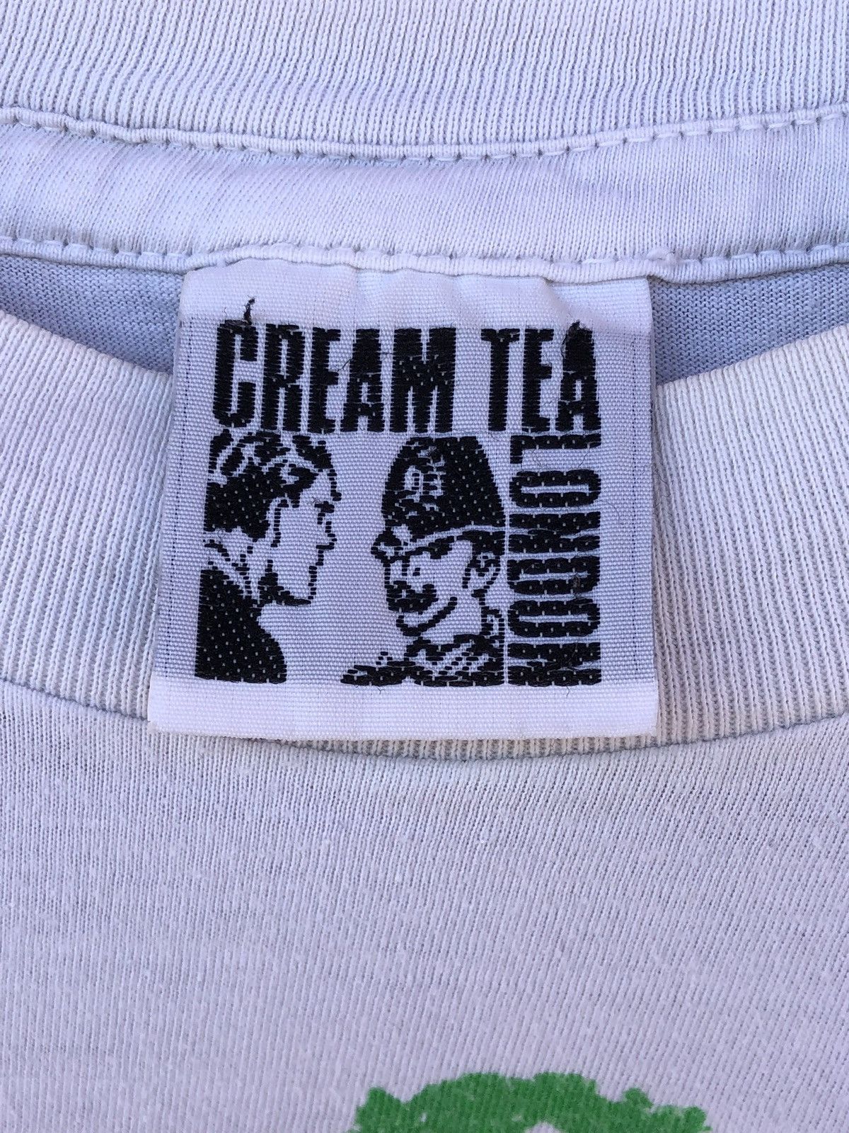 Fuck Art, Make Tees Vintage 90s Cream Tea London Parrots Arias Art White Tee Size US XL / EU 56 / 4 - 16 Thumbnail