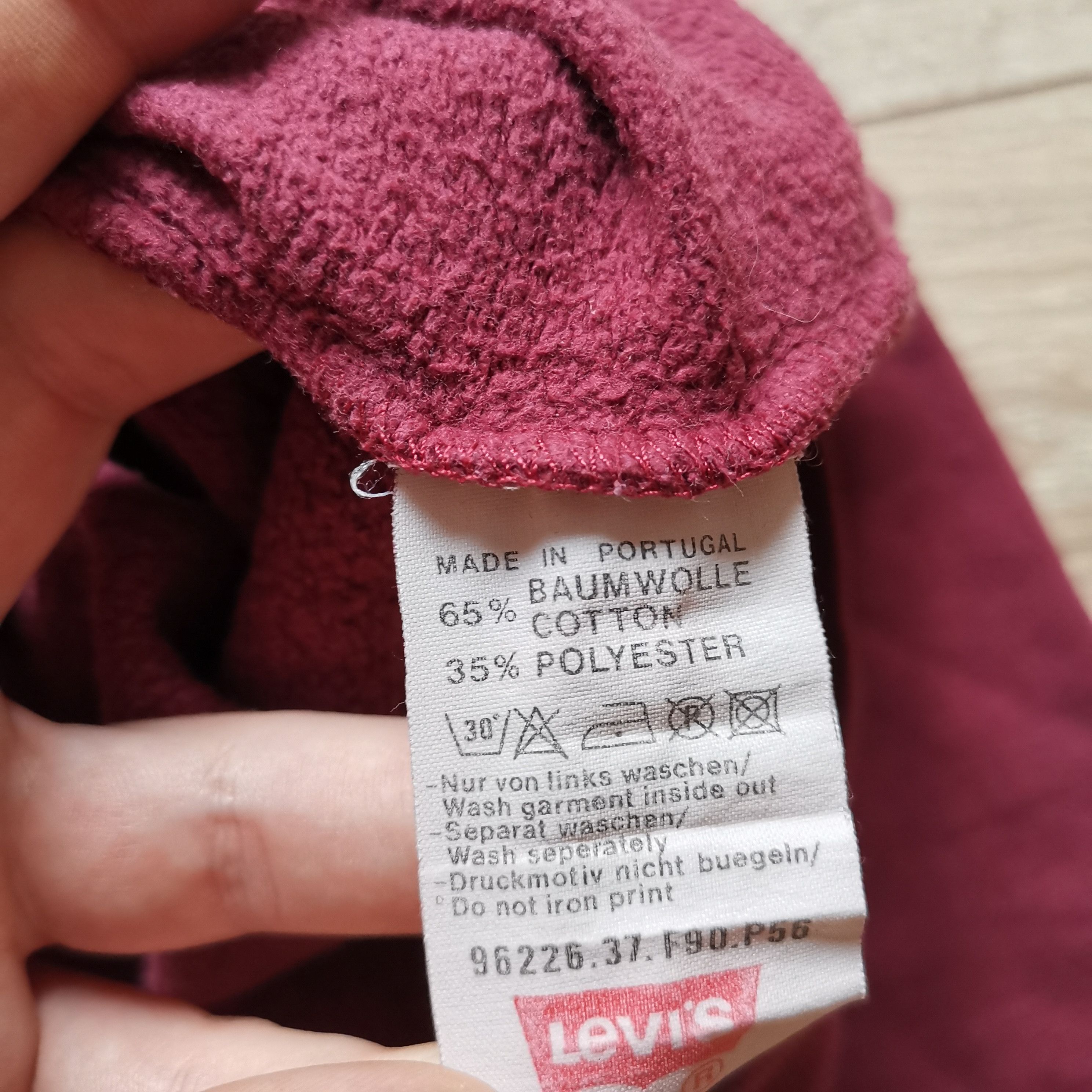 Levi's Levi Strauss vintage 90s 80s red big logo sweatshirt Size US L / EU 52-54 / 3 - 4 Thumbnail
