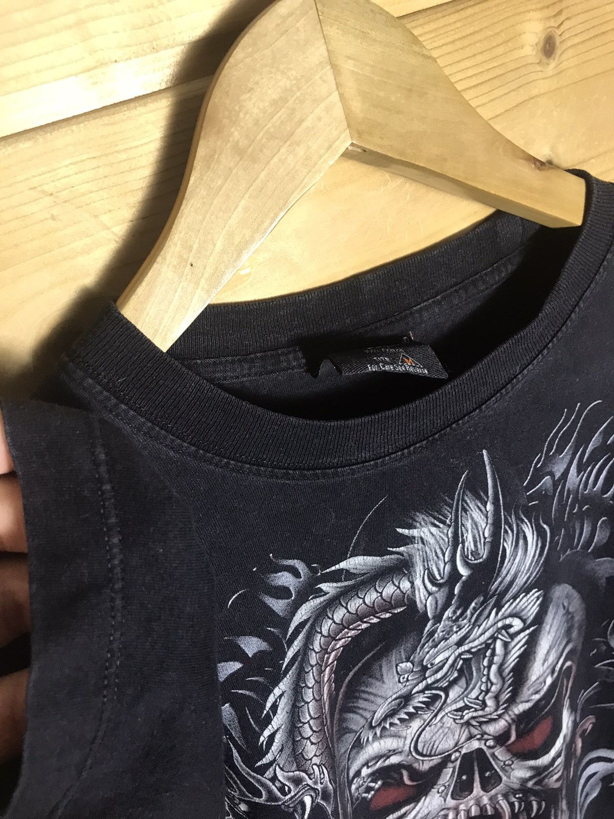 Vintage Vintage Skull dragon t-shirt Size US S / EU 44-46 / 1 - 5 Thumbnail