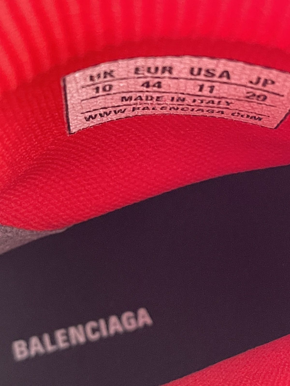 Balenciaga Brand New, Red Socks Shoes Size US 11 / EU 44 - 11 Thumbnail