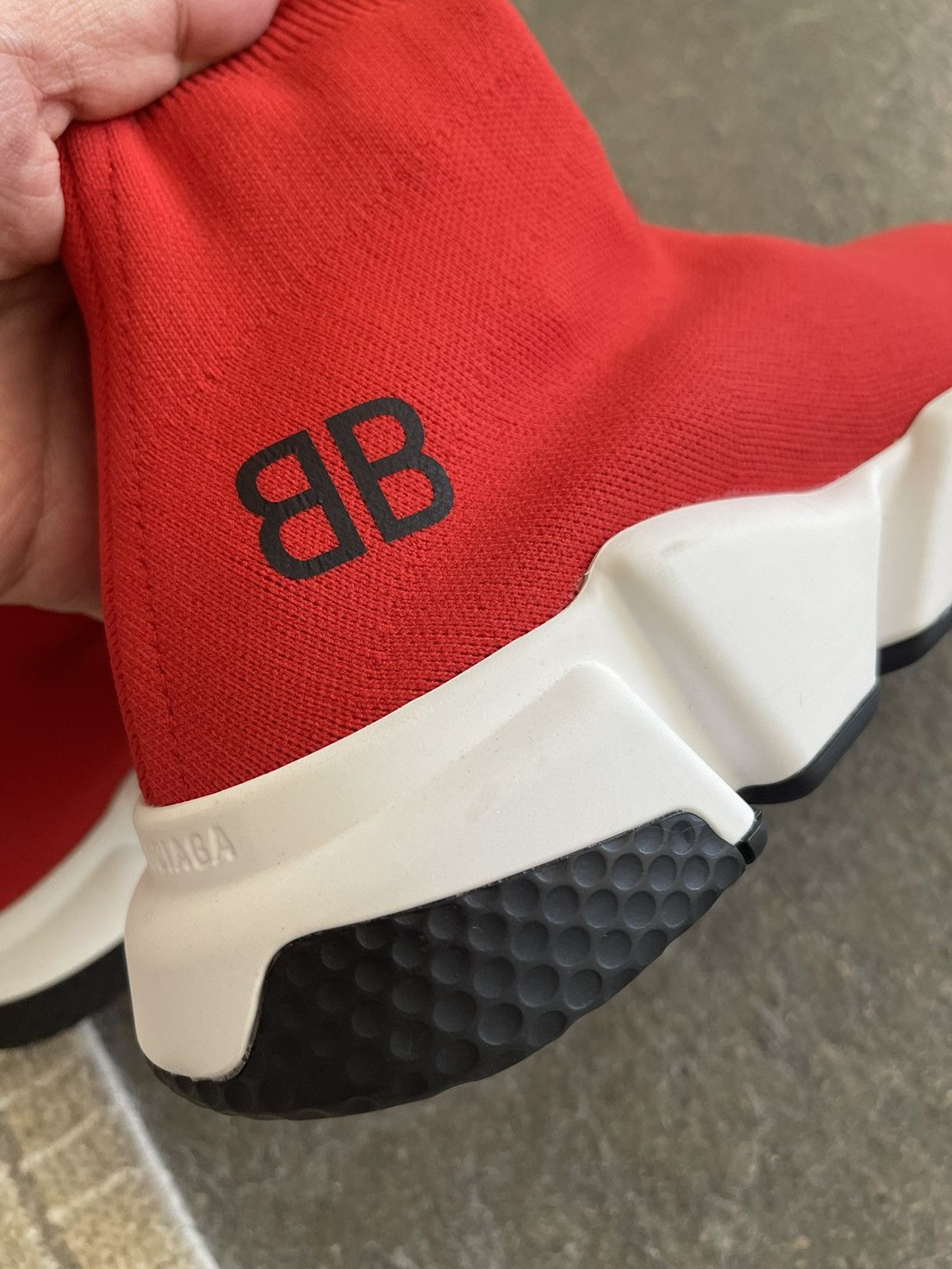 Balenciaga Brand New, Red Socks Shoes Size US 11 / EU 44 - 8 Thumbnail