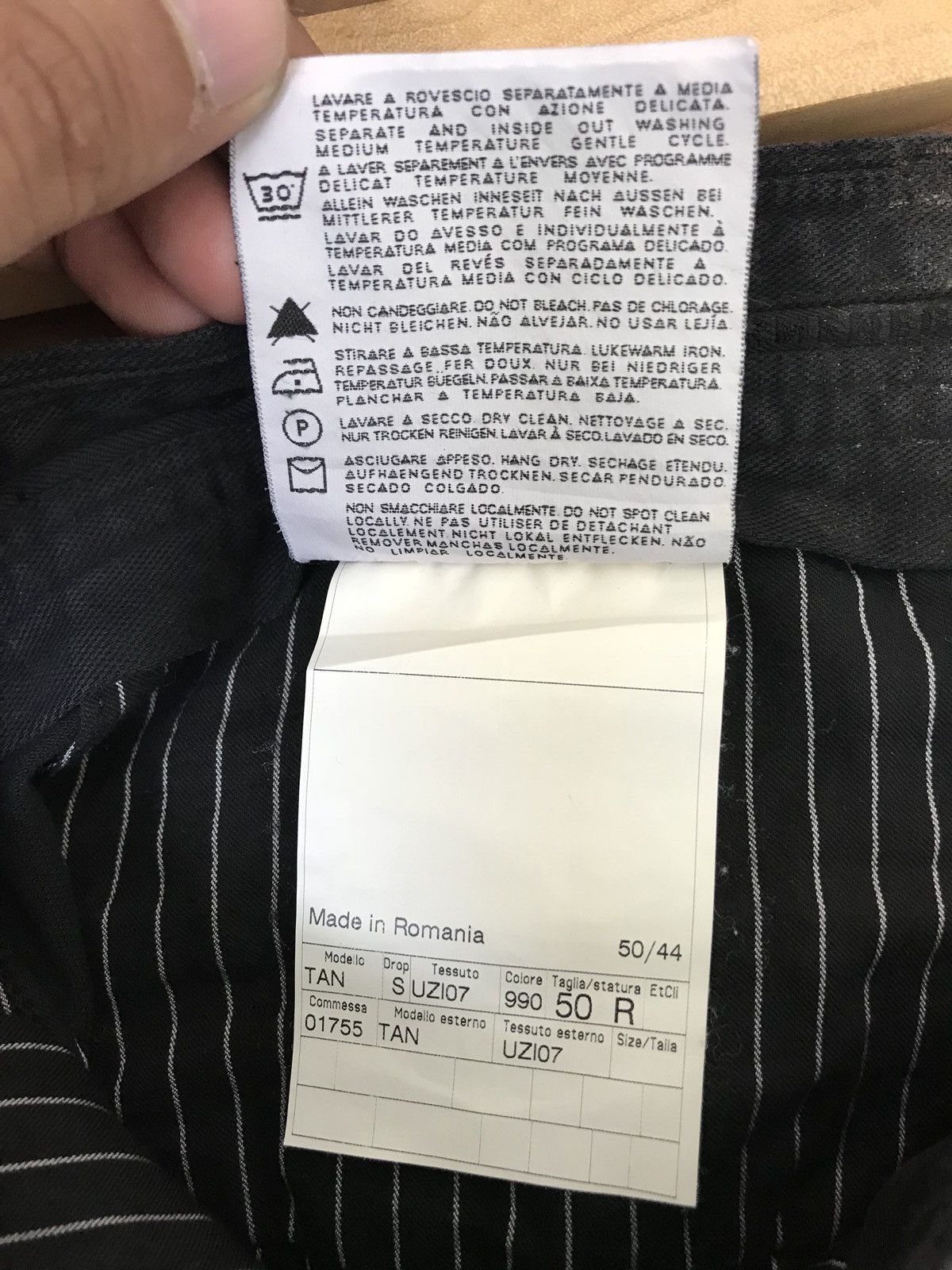 Ermenegildo Zegna Made in Romania Ermenegildo Zegna Cargo Pant Black Regular Size US 34 / EU 50 - 9 Thumbnail