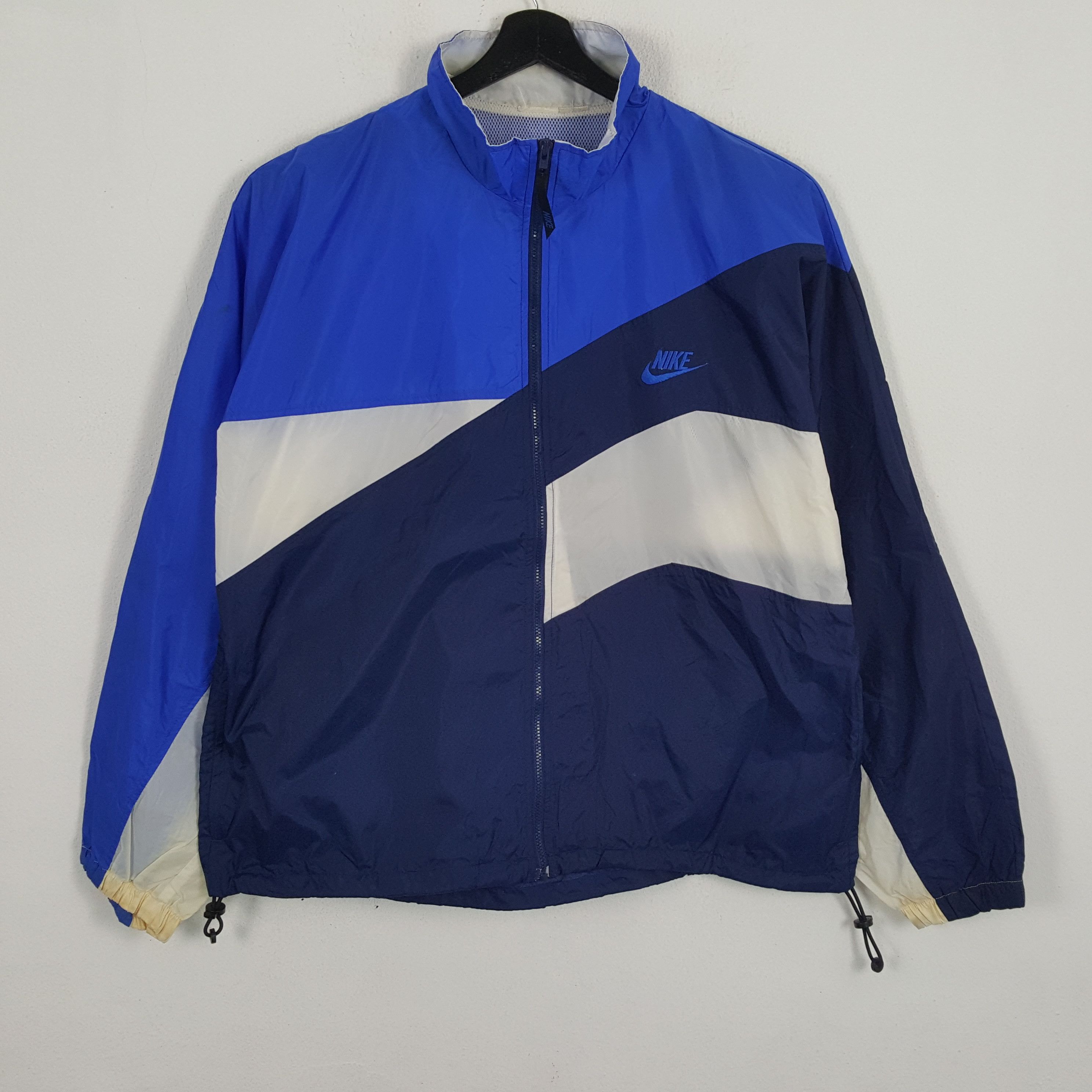 Nike × Vintage NIKE Sportswear Small Logo Design Windbreaker Jacket Size US XXL / EU 58 / 5 - 1 Thumbnail