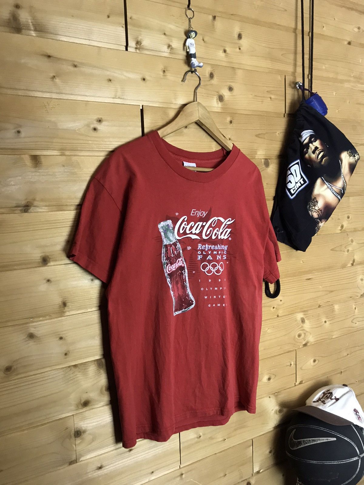 USA Olympics Vintage 1998 Coca Cola Olympic Games t-shirt Size US L / EU 52-54 / 3 - 1 Thumbnail