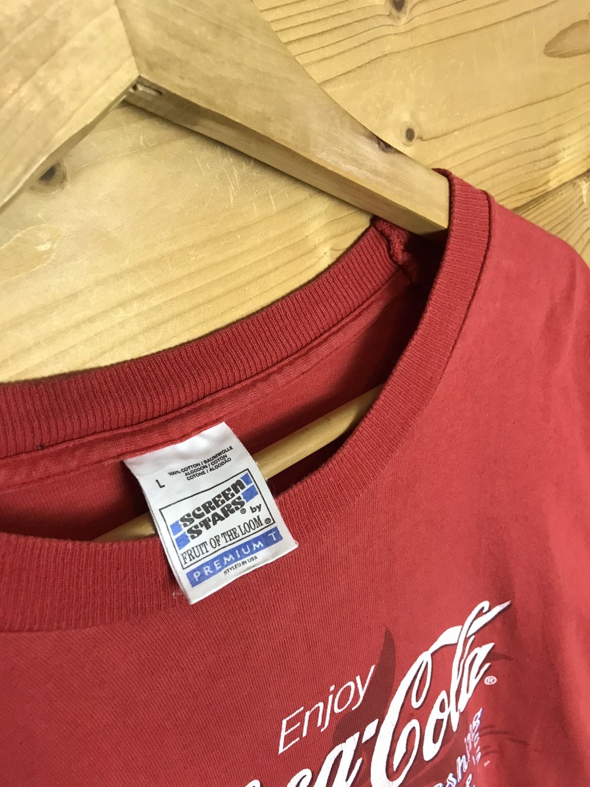 USA Olympics Vintage 1998 Coca Cola Olympic Games t-shirt Size US L / EU 52-54 / 3 - 6 Thumbnail