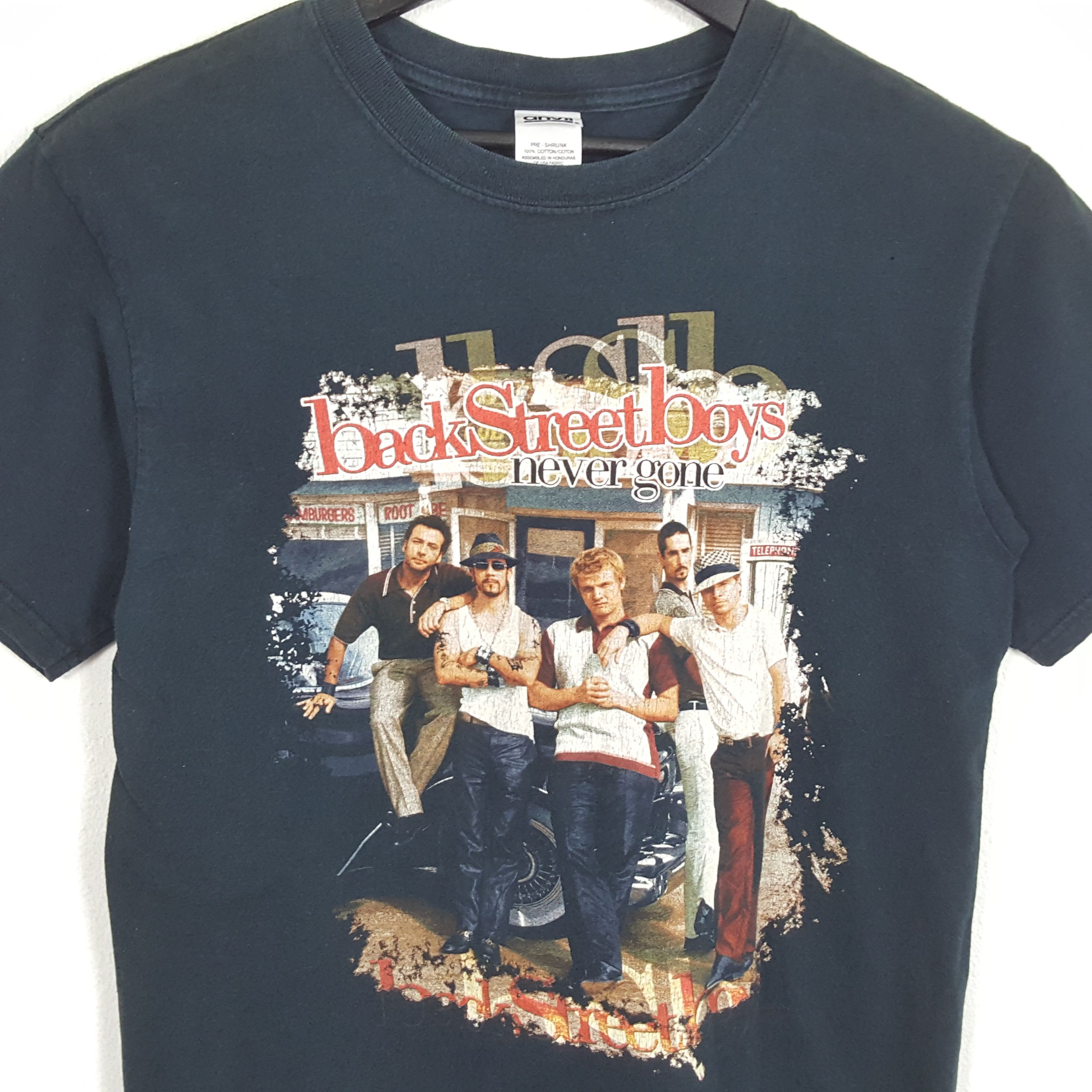 Band Tees × Vintage BACK STREET BOYS Never Gone Band Tour Vintage Tshirt Size US M / EU 48-50 / 2 - 2 Thumbnail