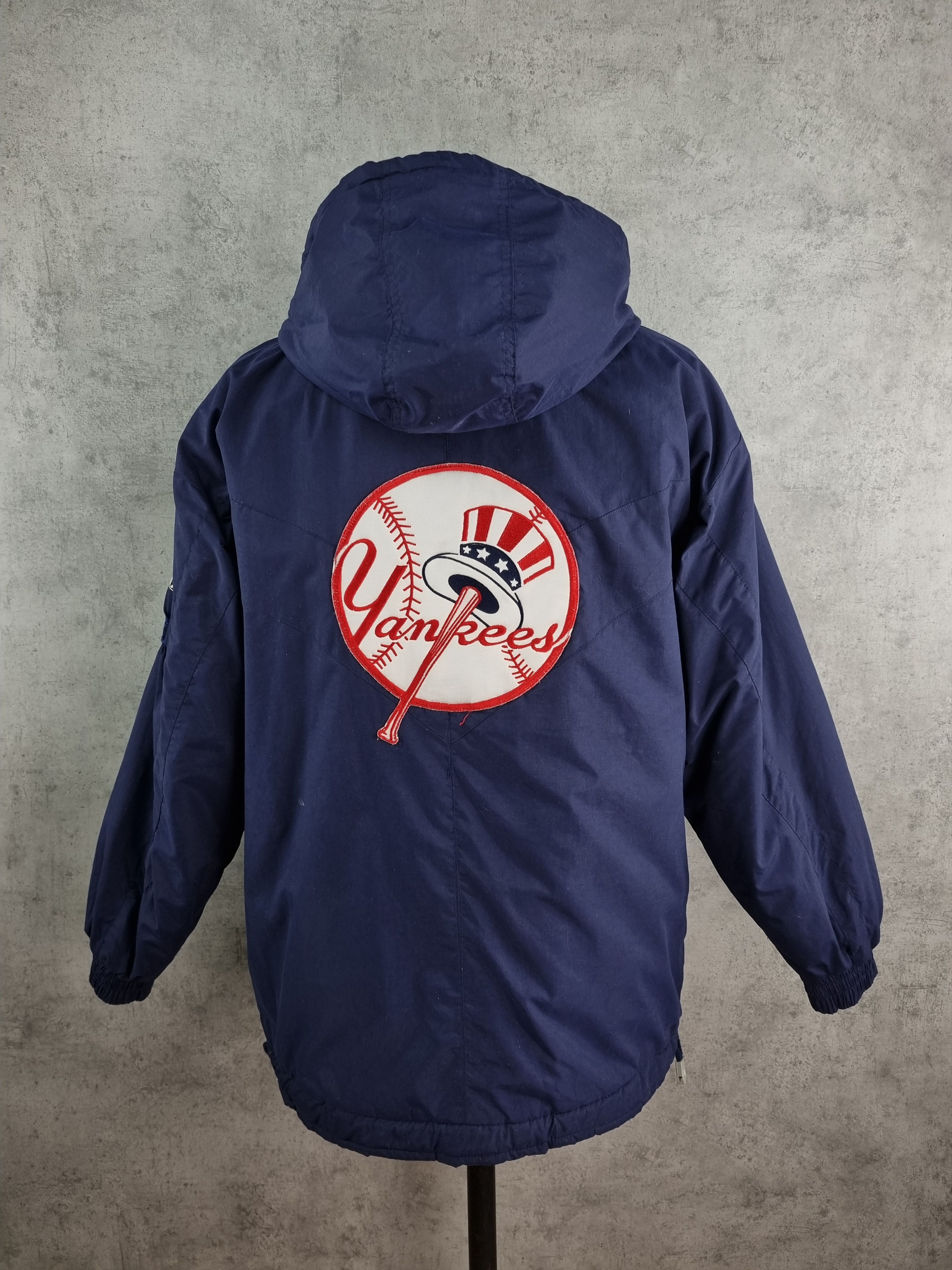 MLB × New York Yankees Rare 90s New York Yankees APEX MLB Varsity Jacket Size US M / EU 48-50 / 2 - 4 Thumbnail
