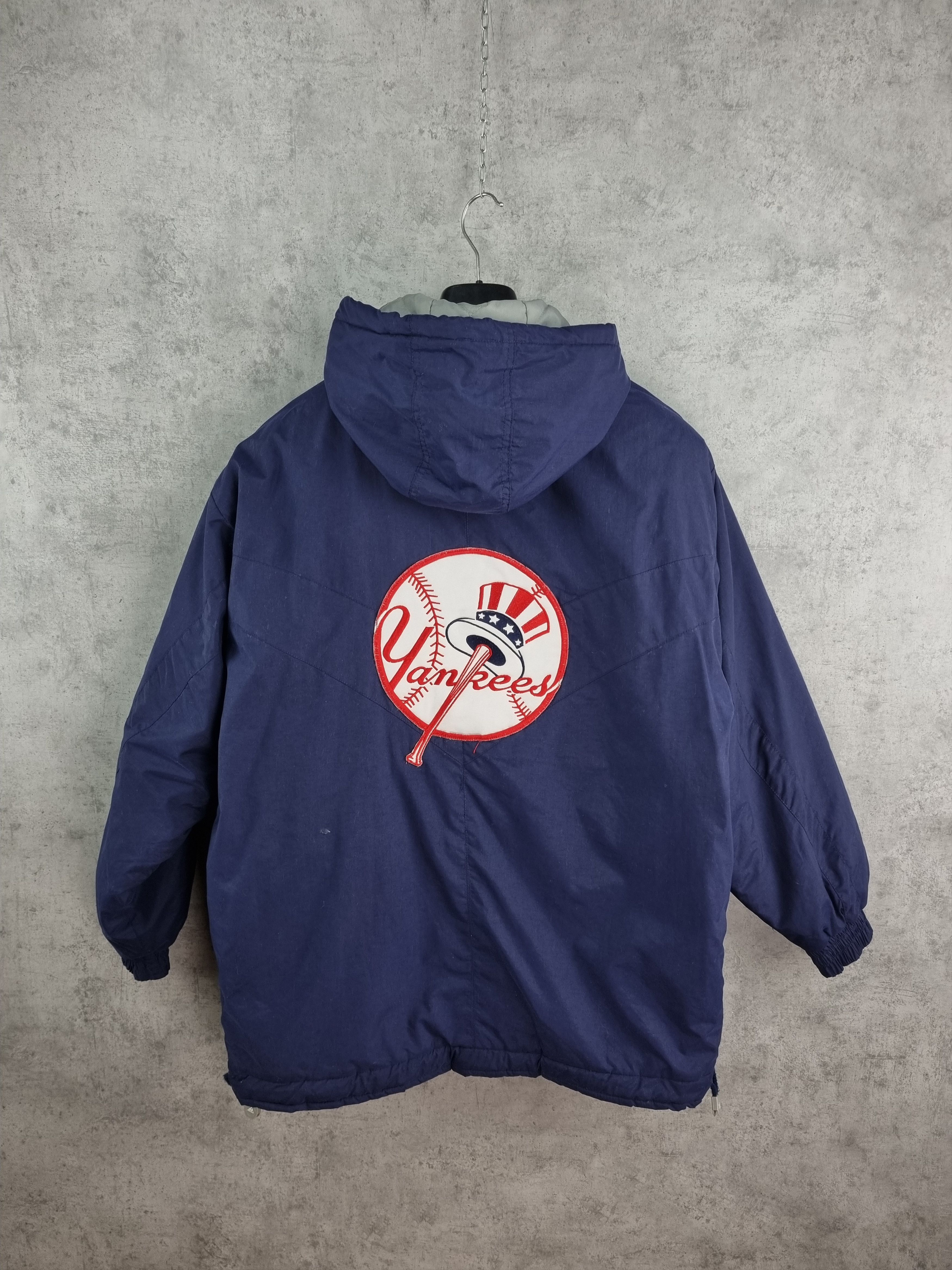 MLB × New York Yankees Rare 90s New York Yankees APEX MLB Varsity Jacket Size US M / EU 48-50 / 2 - 1 Thumbnail