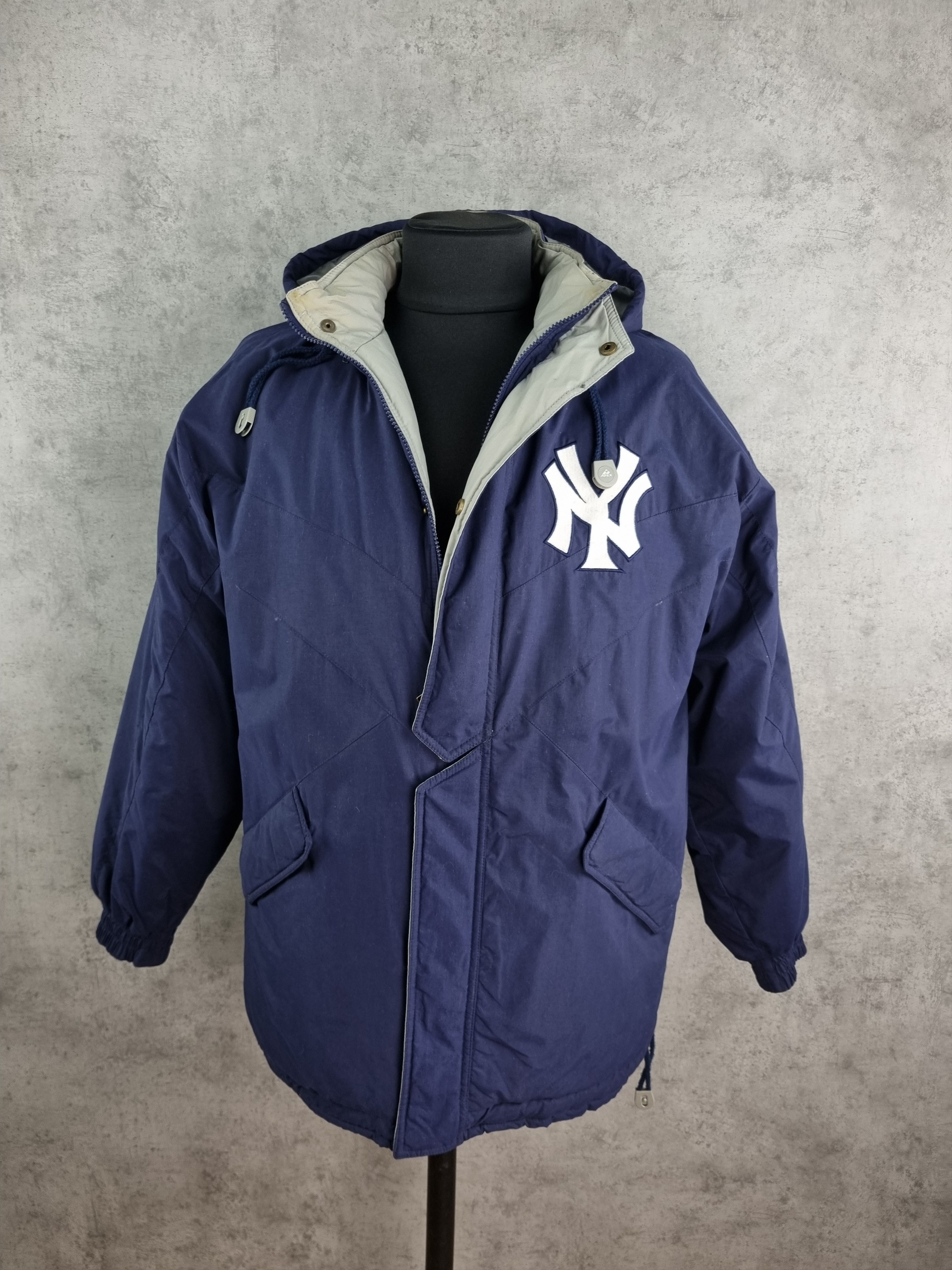MLB × New York Yankees Rare 90s New York Yankees APEX MLB Varsity Jacket Size US M / EU 48-50 / 2 - 5 Thumbnail