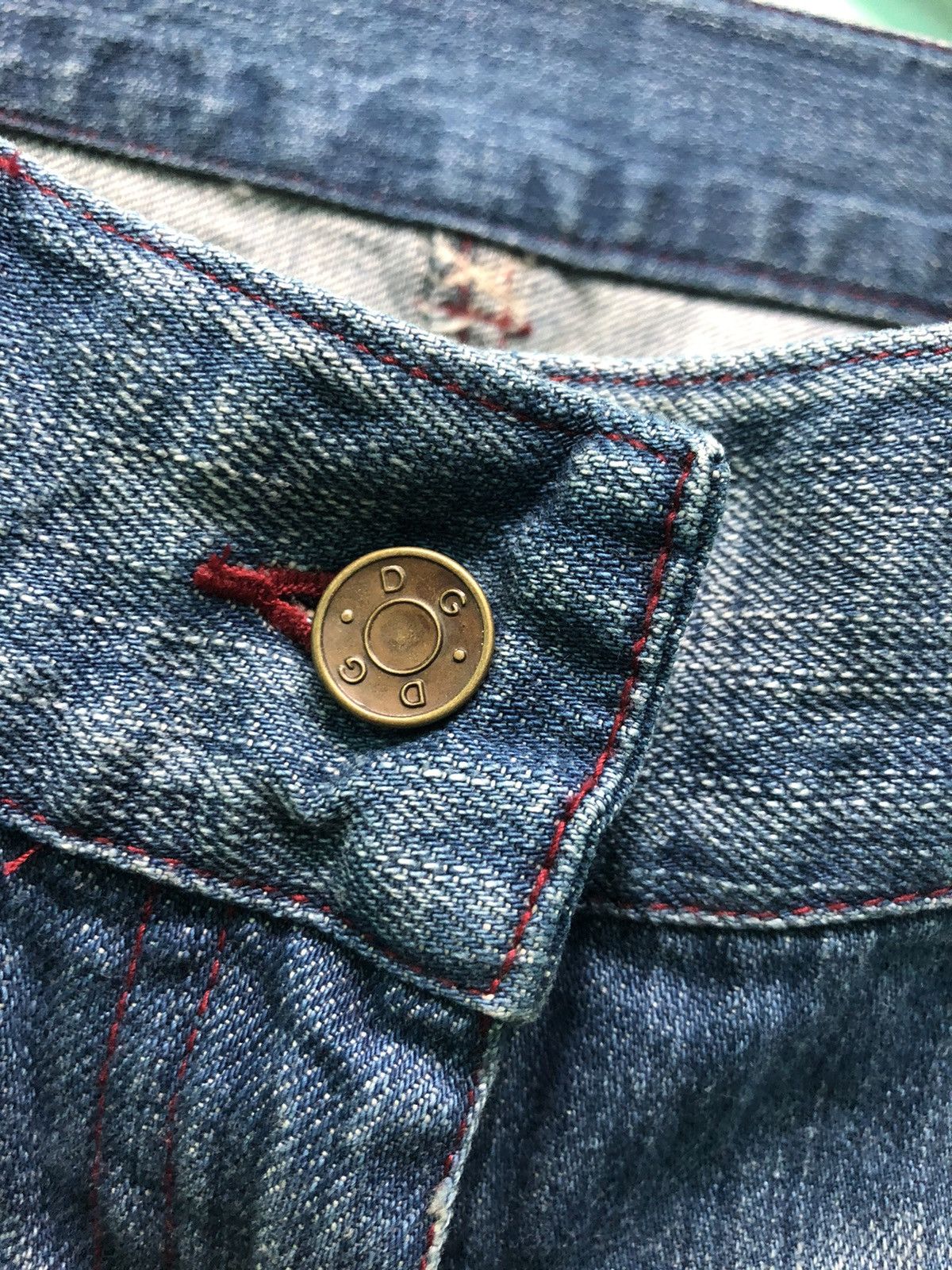 Dolce & Gabbana × Vintage VINTAGE D&G ANKLE CUT FLARE DENIM JEANS Size US 31 - 9 Thumbnail