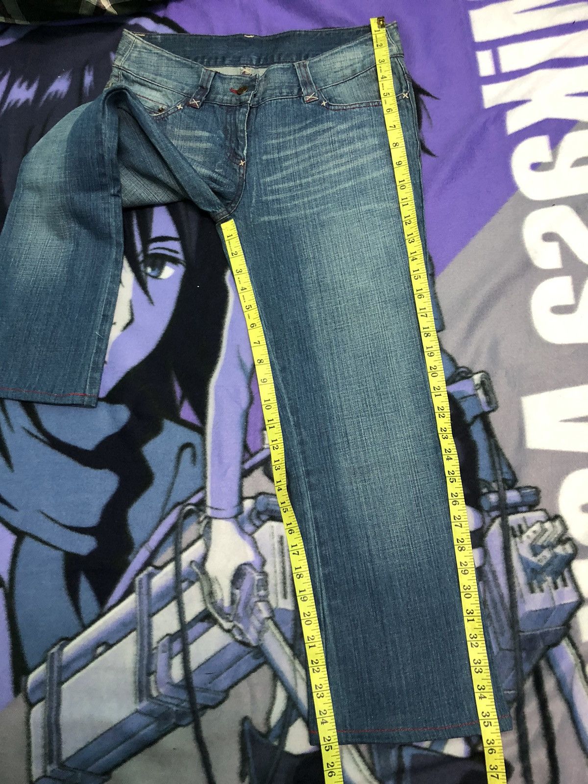 Dolce & Gabbana × Vintage VINTAGE D&G ANKLE CUT FLARE DENIM JEANS Size US 31 - 12 Thumbnail