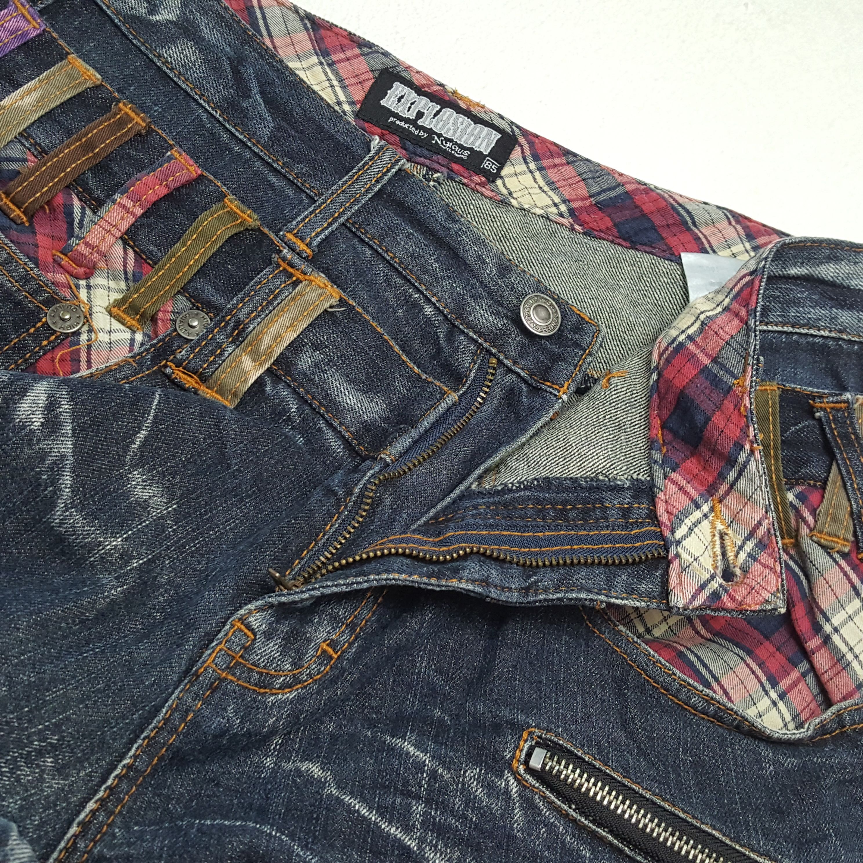 Japanese Brand × Vintage EXPLOSION Japanese Streetwear Fashion Style Jeans Size US 33 - 13 Thumbnail
