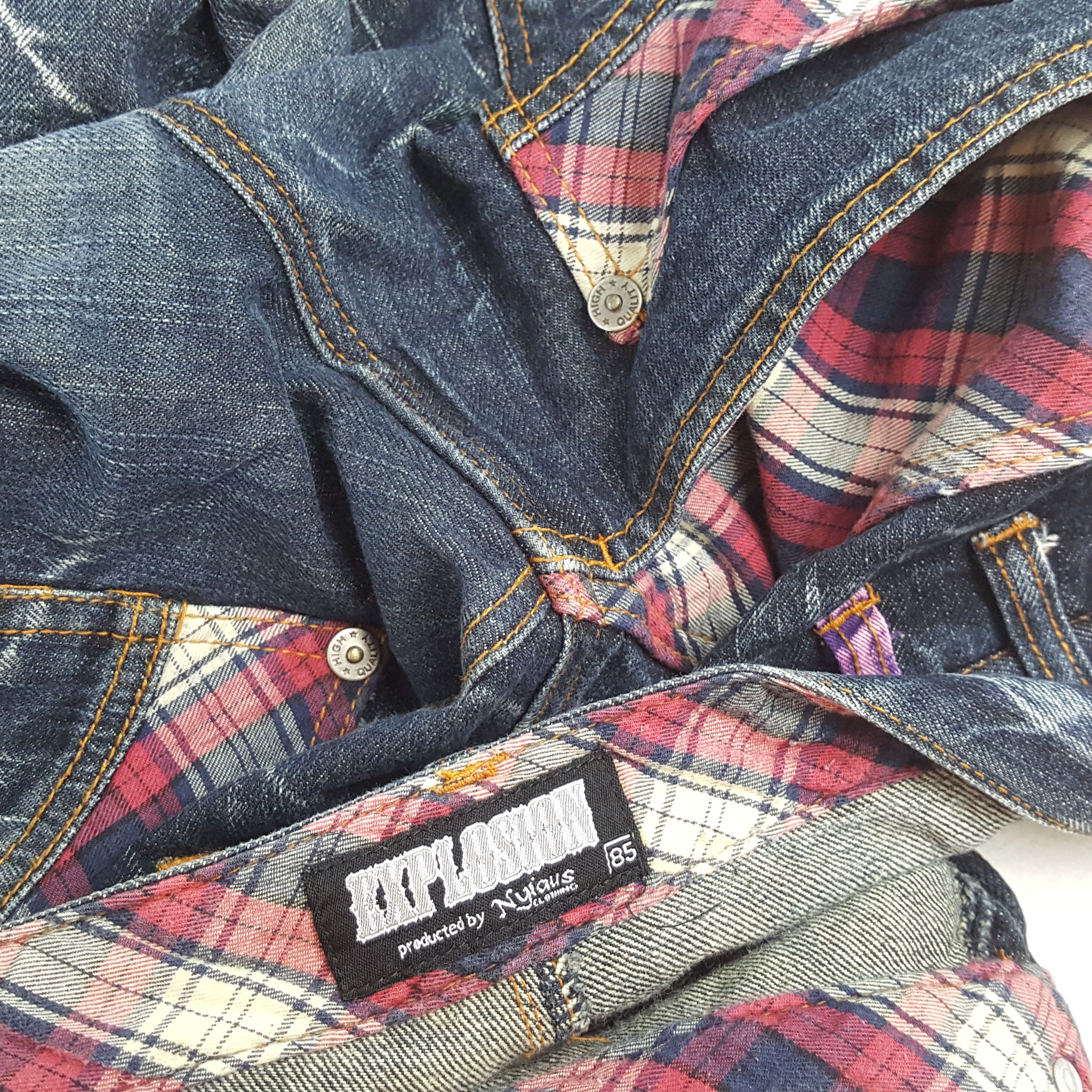 Japanese Brand × Vintage EXPLOSION Japanese Streetwear Fashion Style Jeans Size US 33 - 15 Thumbnail