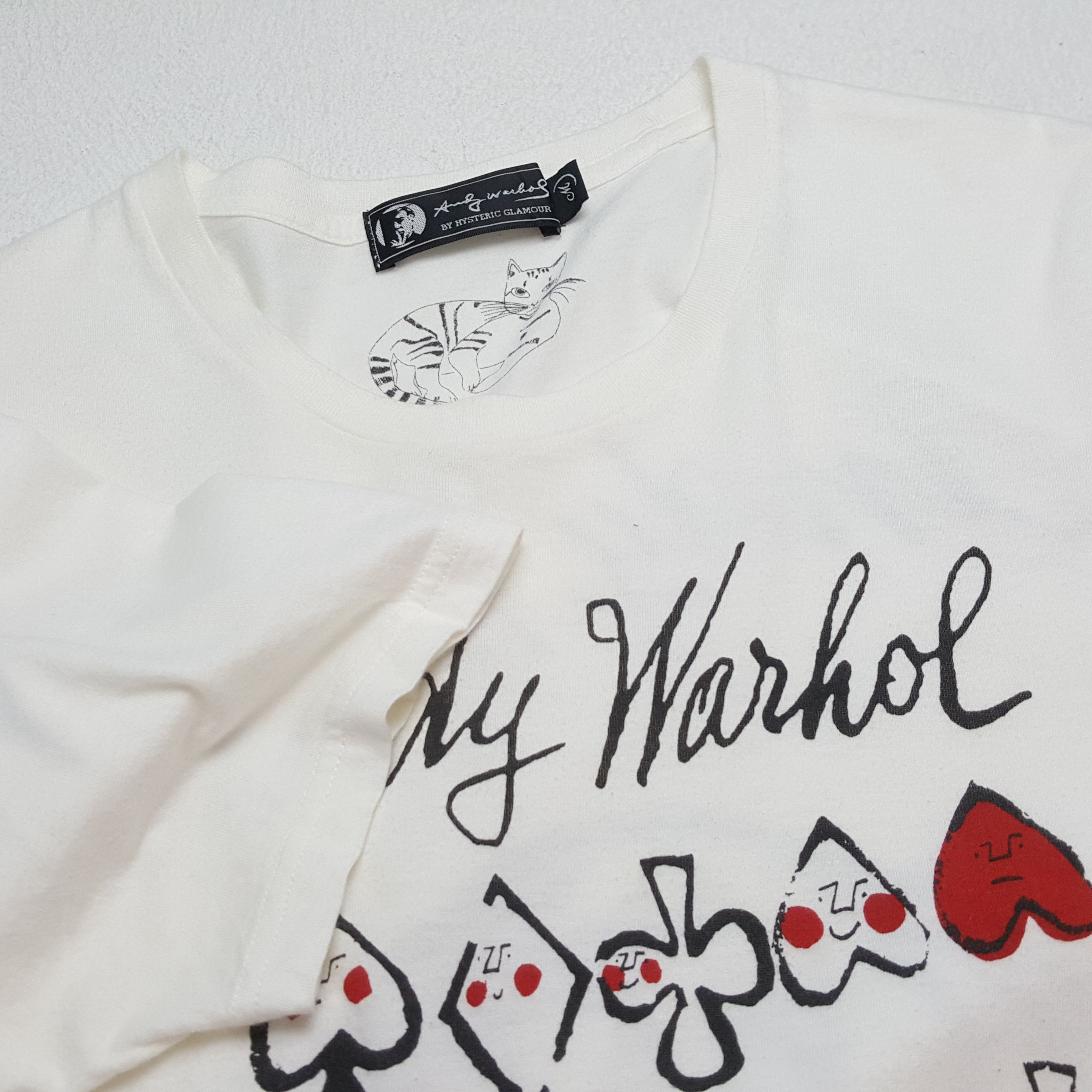 Andy Warhol × Hysteric Glamour × Japanese Brand ANDY WARHOL BY HYSTERIC GLAMOUR Streetwear Custom Tshirt Size US S / EU 44-46 / 1 - 6 Thumbnail