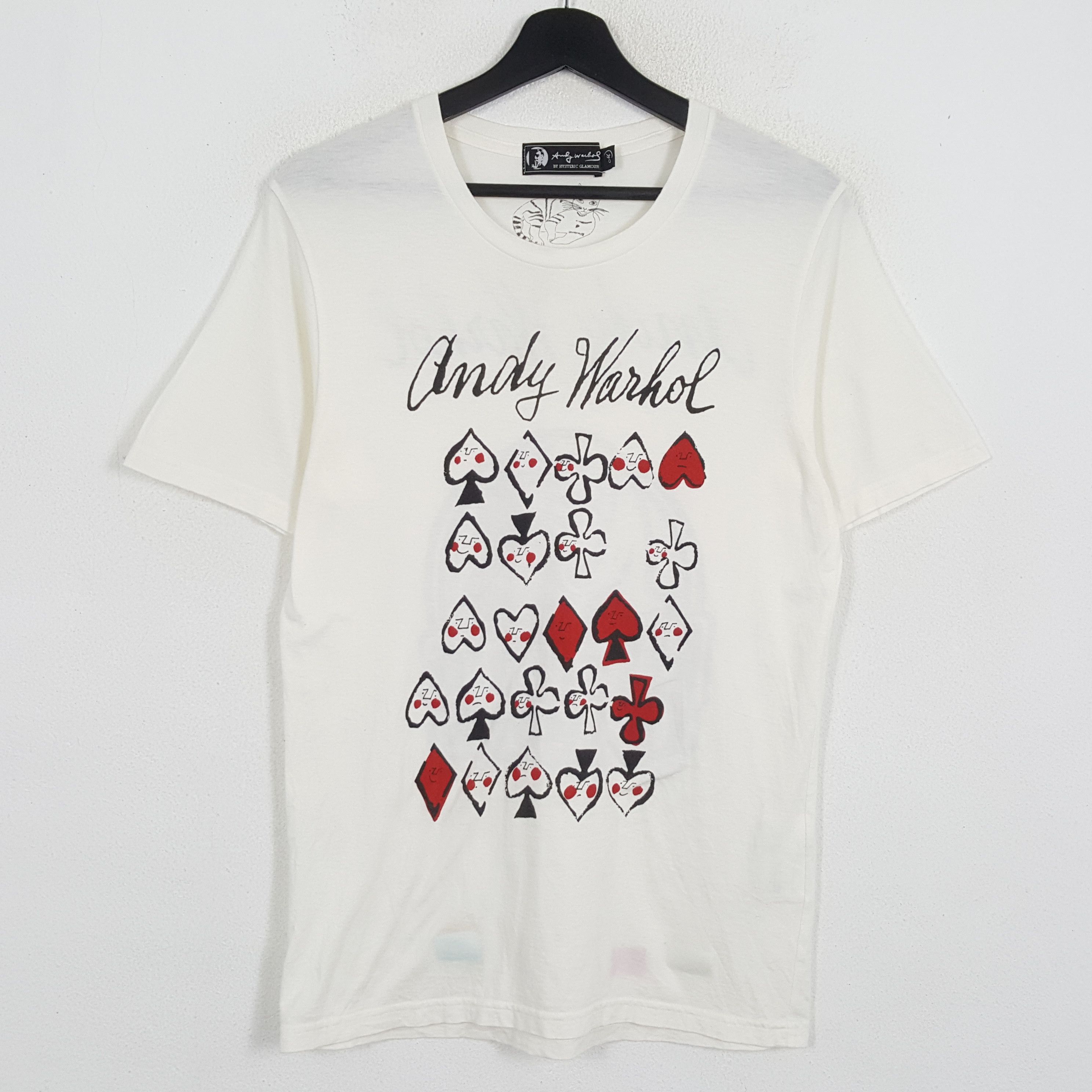 Andy Warhol × Hysteric Glamour × Japanese Brand ANDY WARHOL BY HYSTERIC GLAMOUR Streetwear Custom Tshirt Size US S / EU 44-46 / 1 - 3 Thumbnail