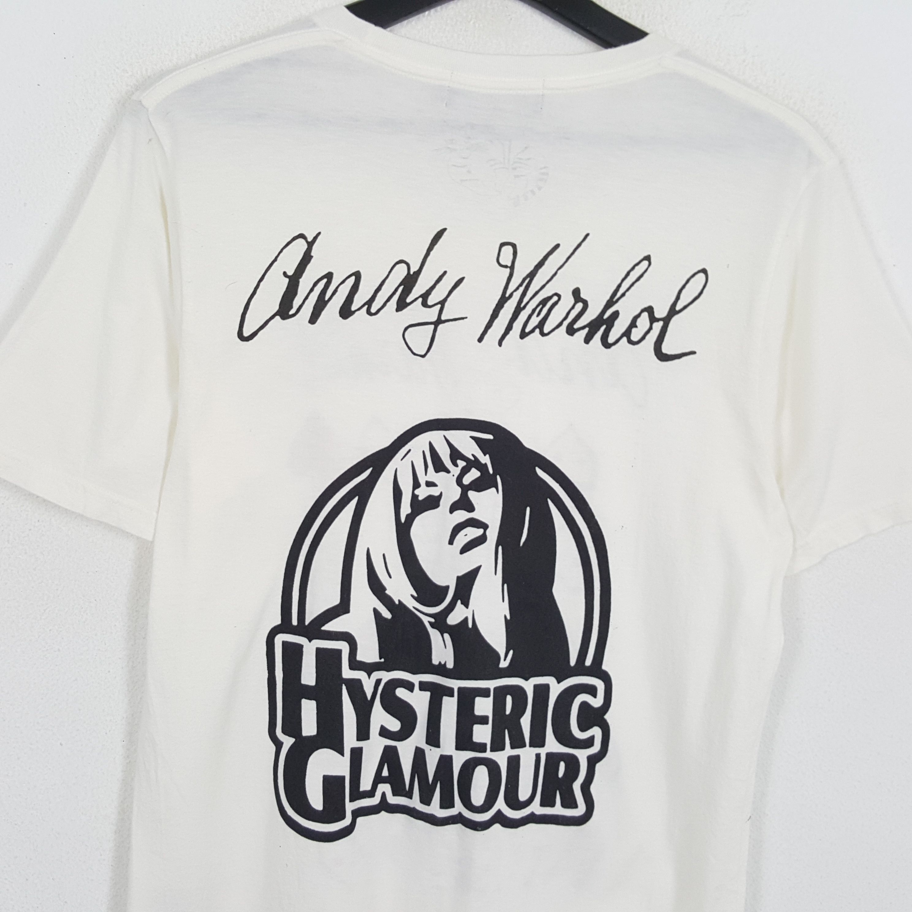 Andy Warhol × Hysteric Glamour × Japanese Brand ANDY WARHOL BY HYSTERIC GLAMOUR Streetwear Custom Tshirt Size US S / EU 44-46 / 1 - 2 Thumbnail