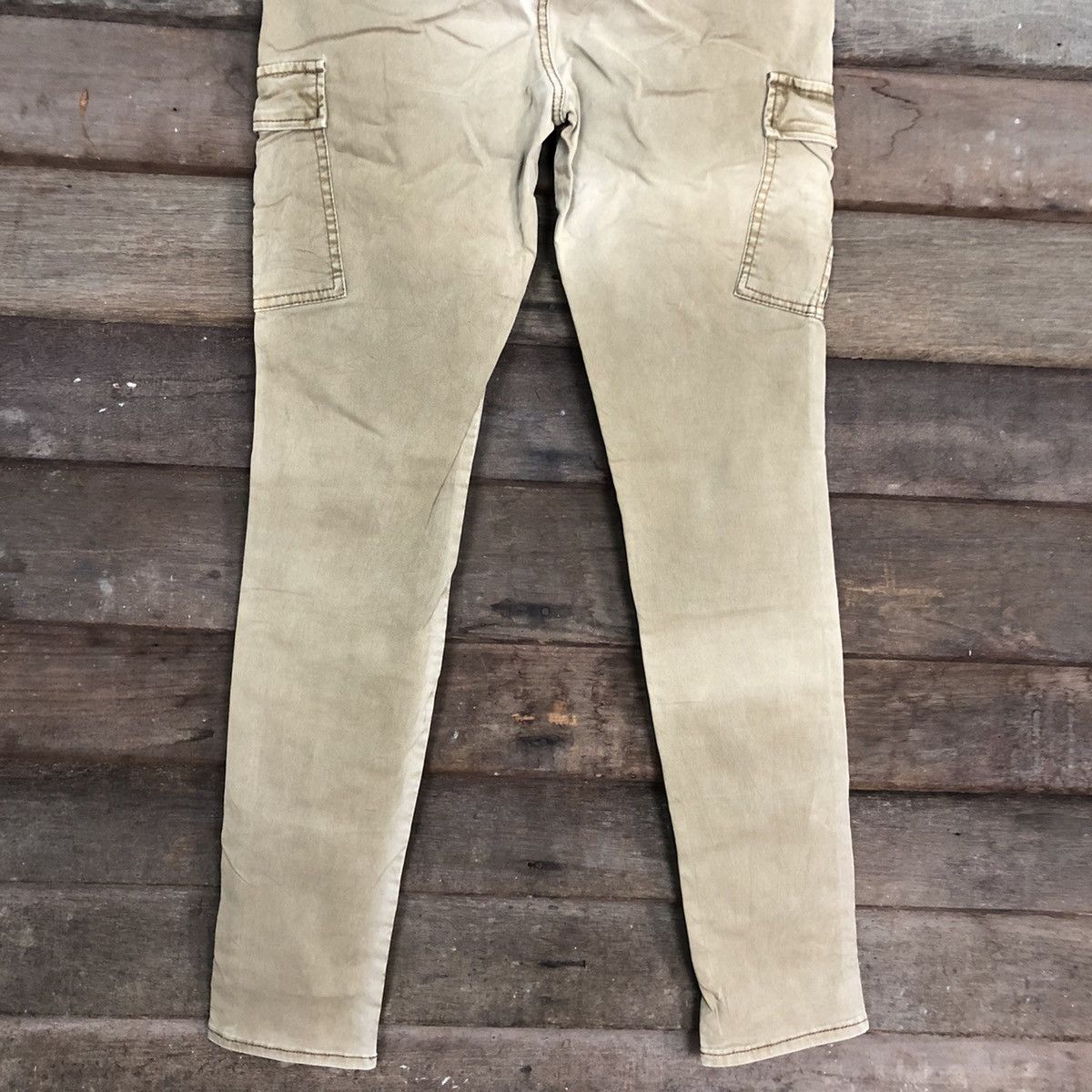 Japanese Brand × StraightFaded Uniqlo Brown faded Multipocket Tactical Cargo Pants #5376 Size US 27 - 11 Thumbnail