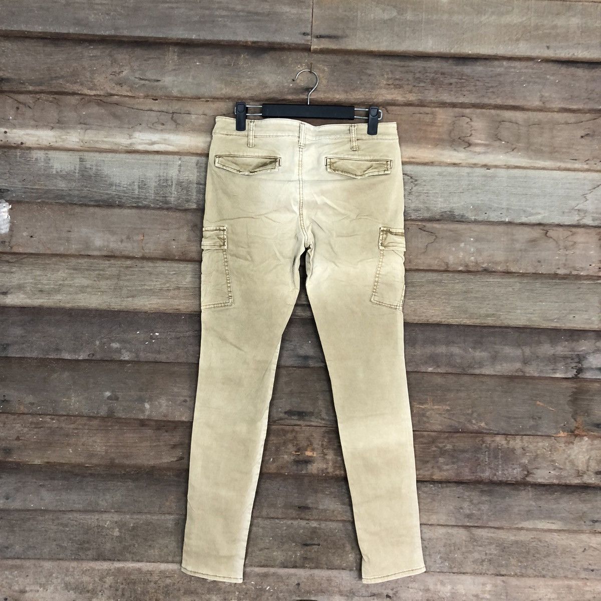 Japanese Brand × StraightFaded Uniqlo Brown faded Multipocket Tactical Cargo Pants #5376 Size US 27 - 9 Thumbnail